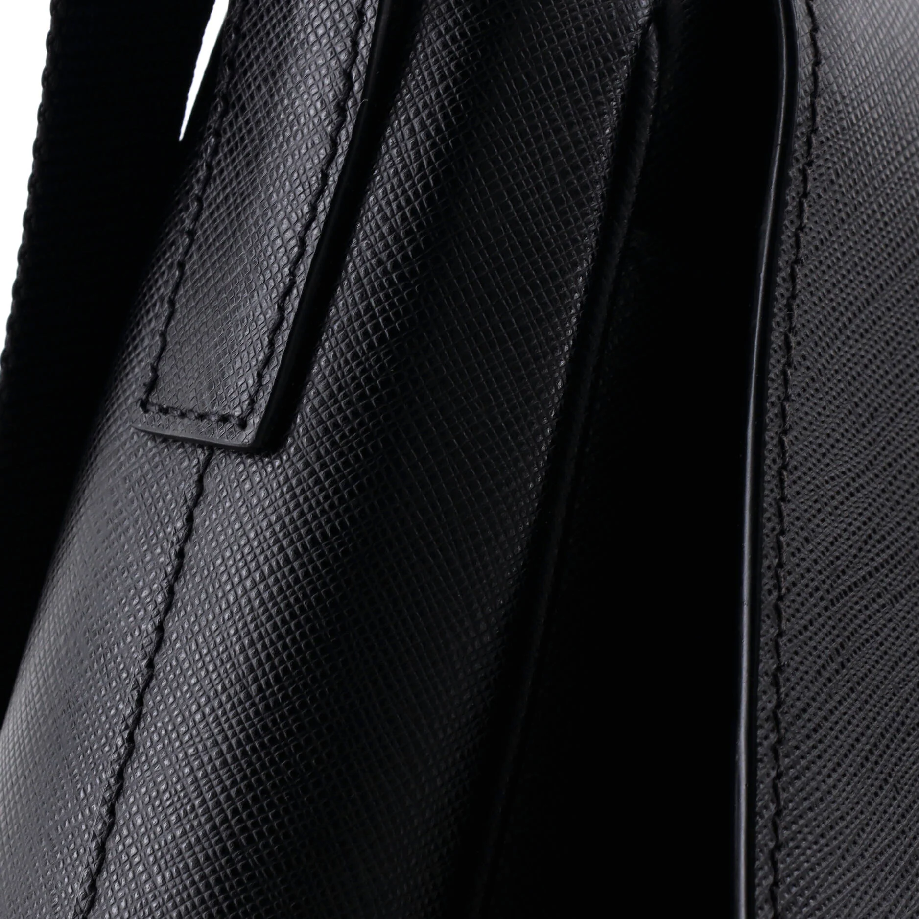 Buckle Messenger Bag Saffiano Leather Large - Image 6