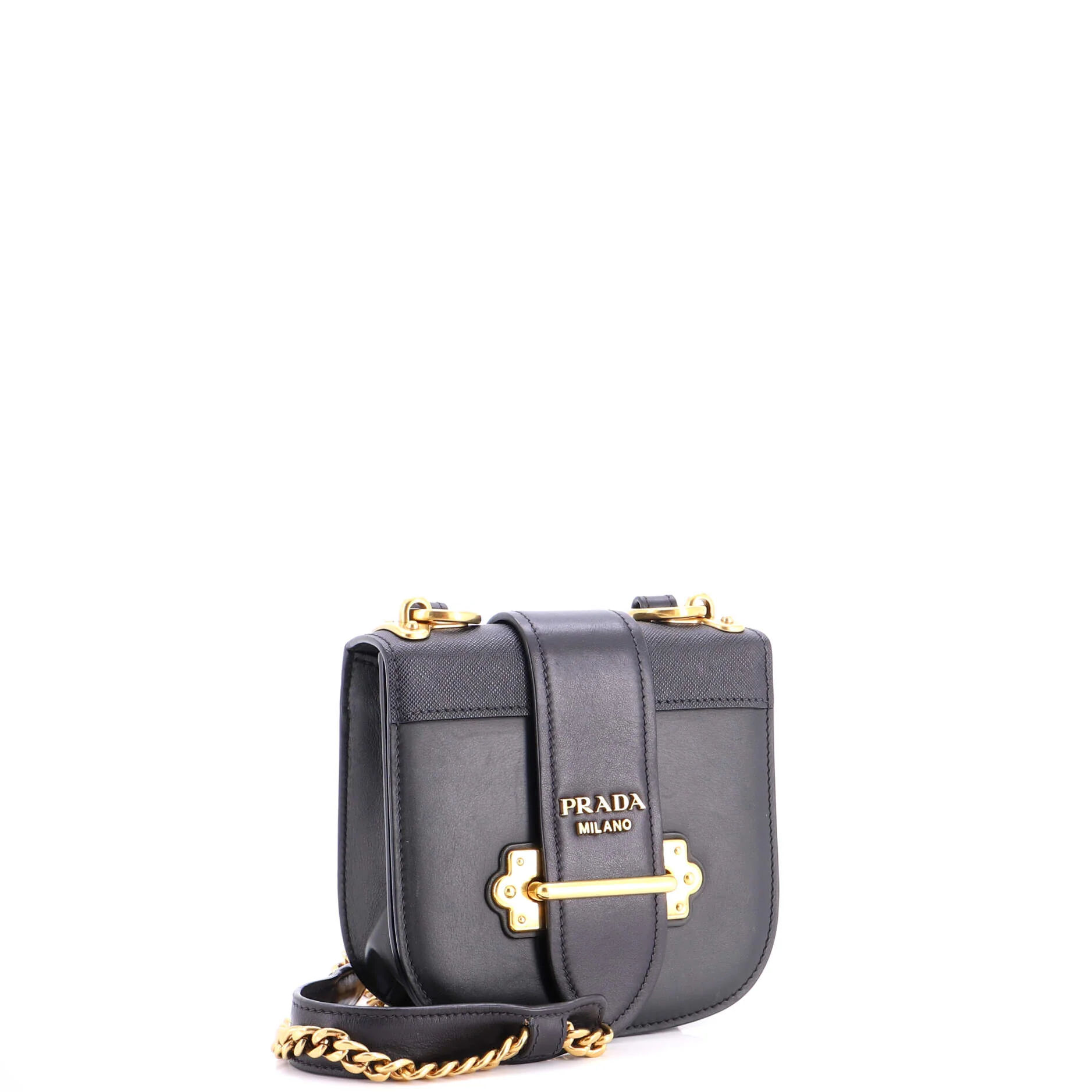 Cahier Chain Rounded Crossbody Bag City Calf and Saffiano Small - Image 2