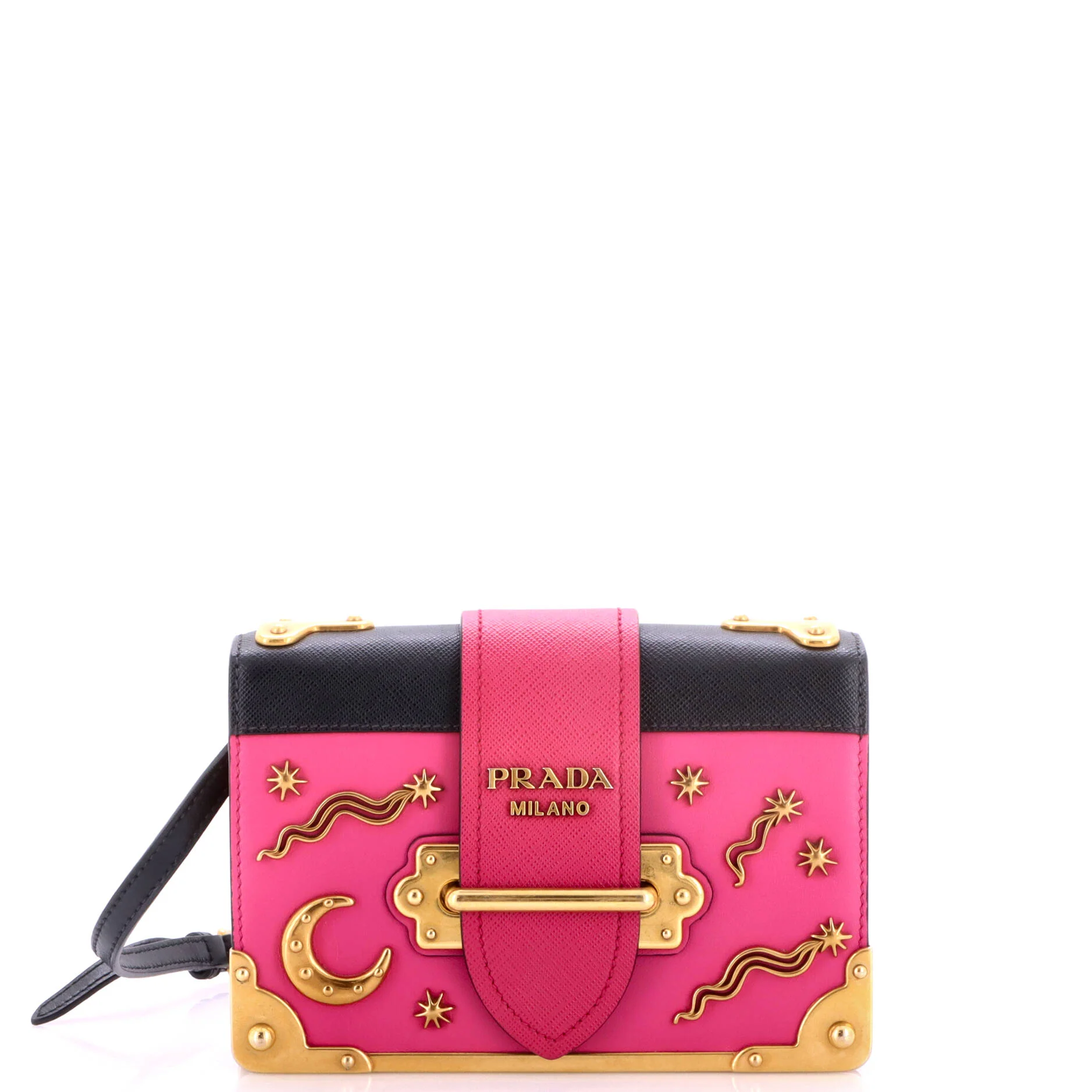 Cahier Crossbody Bag Embellished Leather Small