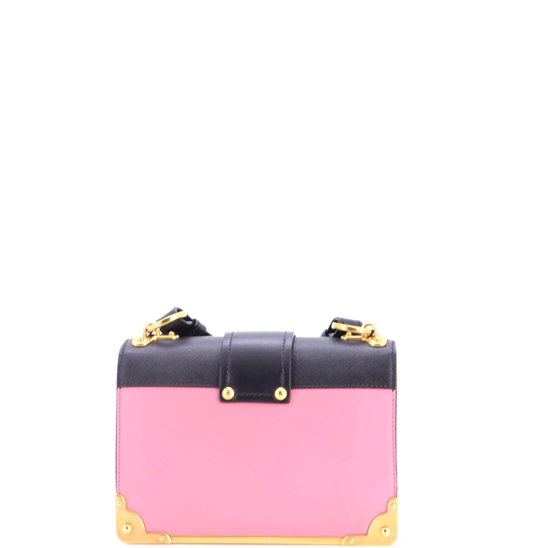 Cahier Crossbody Bag Leather and Saffiano Leather Small - Image 3