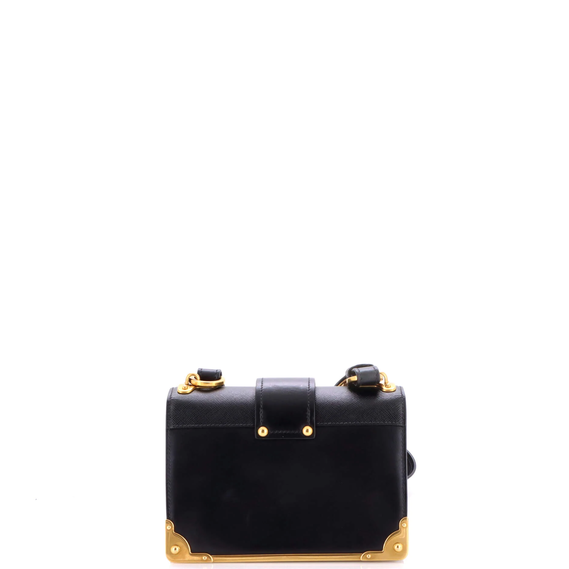 Cahier Crossbody Bag Leather and Saffiano Leather Small - Image 3