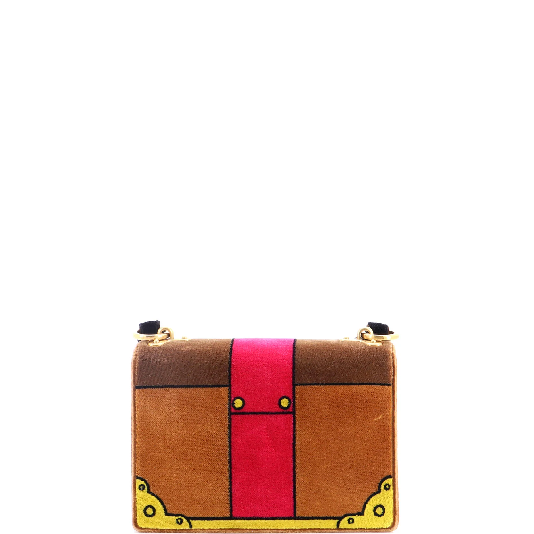 Cahier Shoulder Bag Velvet Small - Image 3