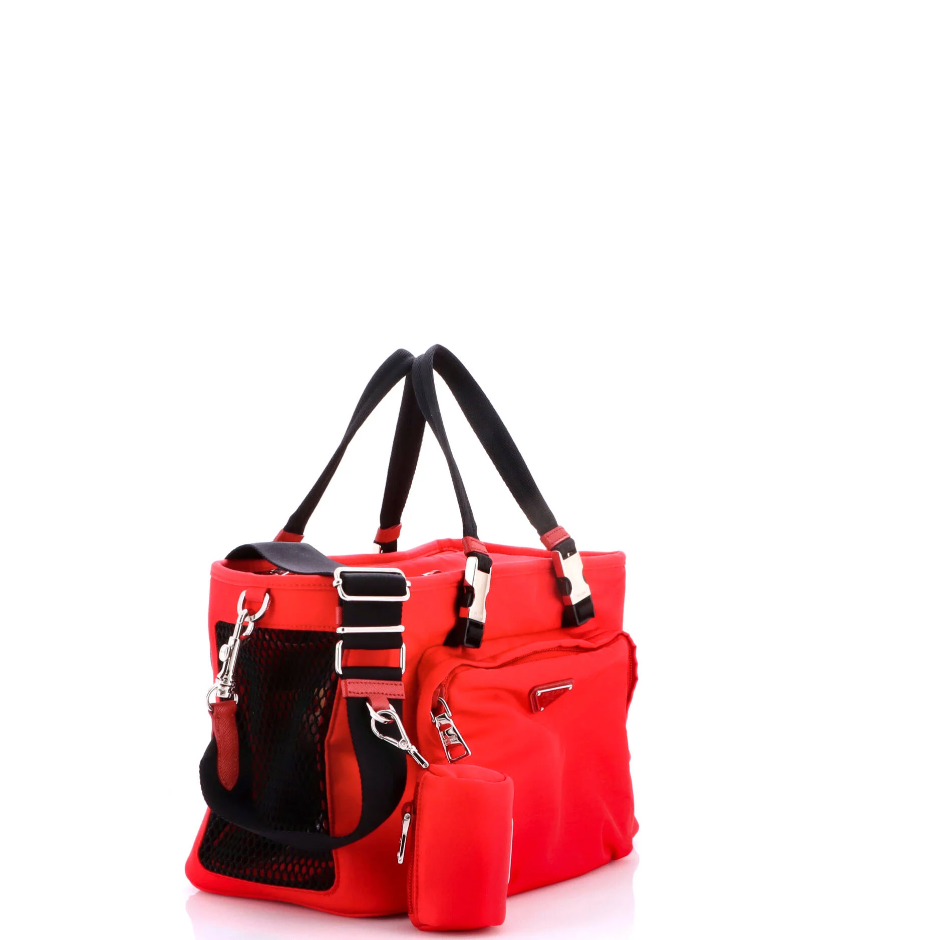 Convertible Pet Carrier Re-Nylon with Mesh - Image 2