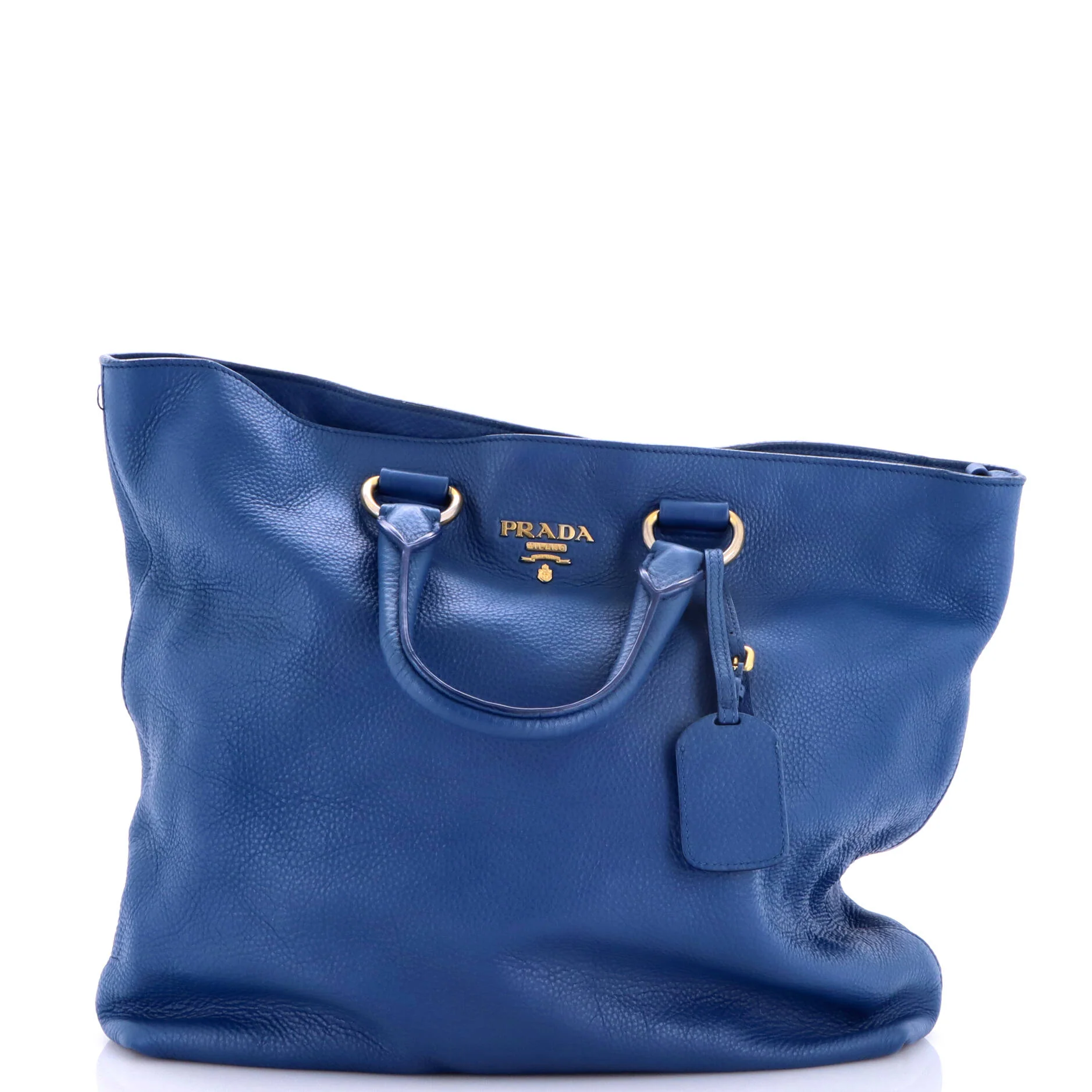 Convertible Shopper Tote Vitello Daino Large