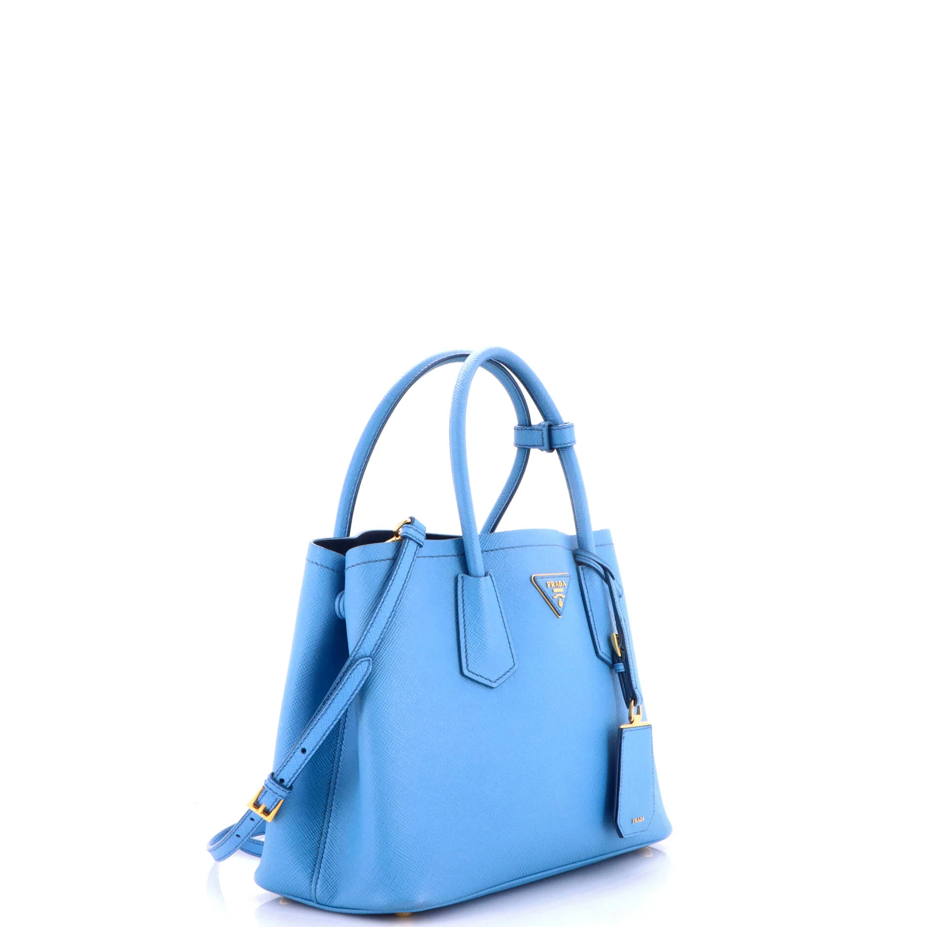Cuir Double Tote Saffiano Leather Small - Image 2