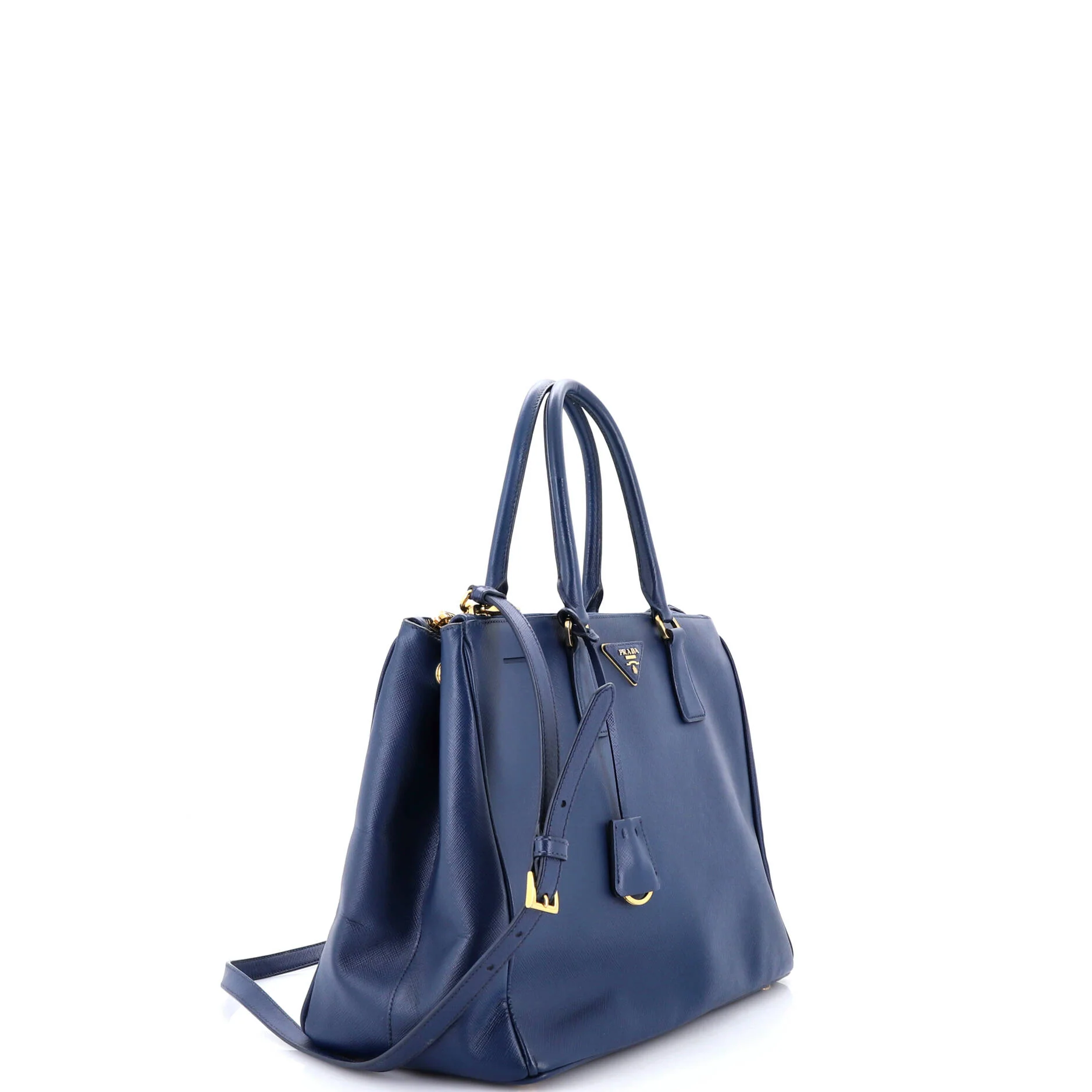 Double Zip Lux Tote Saffiano Leather Large - Image 2