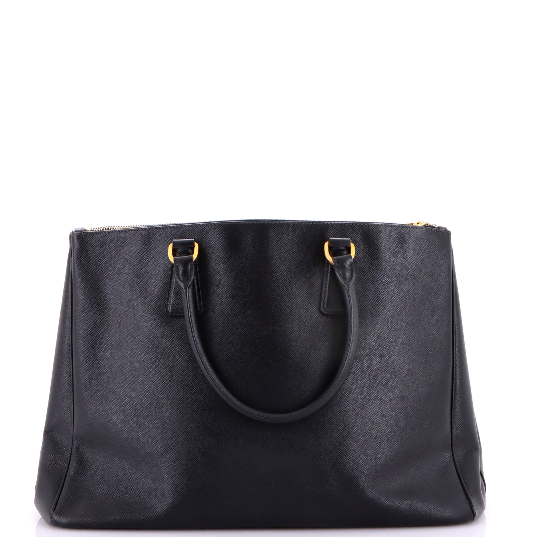 Double Zip Lux Tote Saffiano Leather Large - Image 3