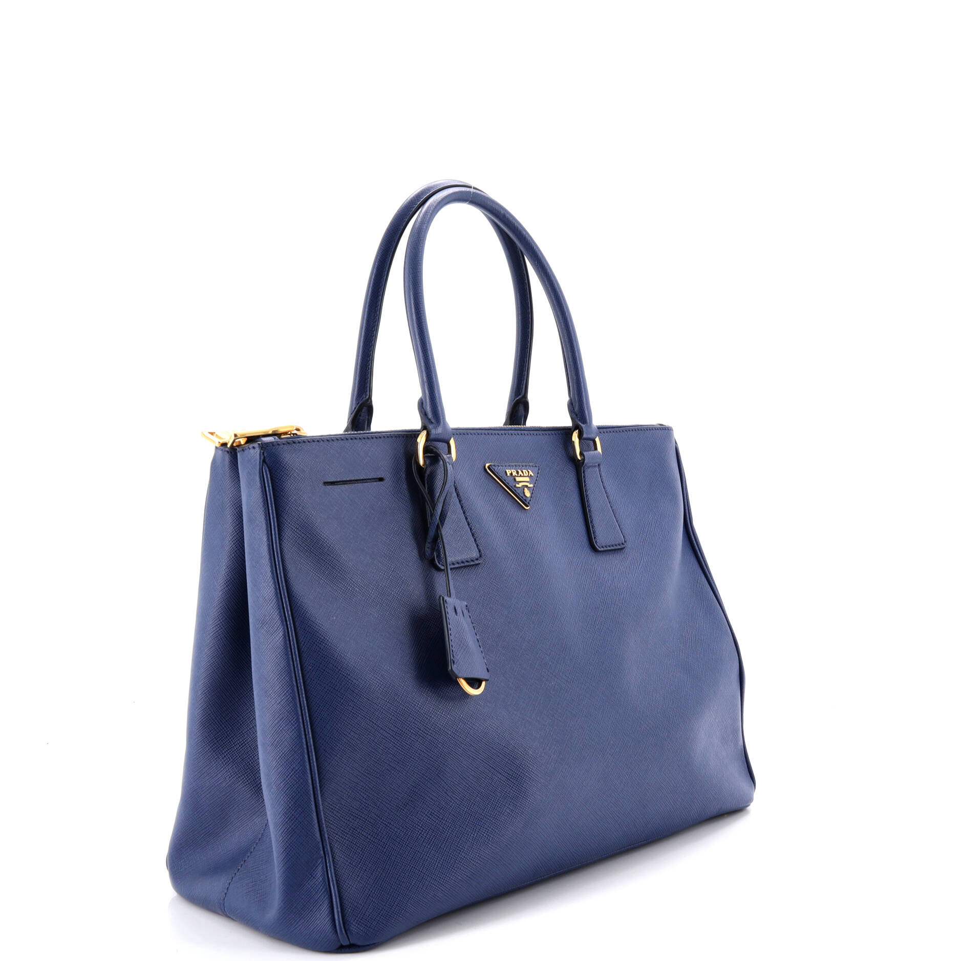 Double Zip Lux Tote Saffiano Leather Large - Image 2