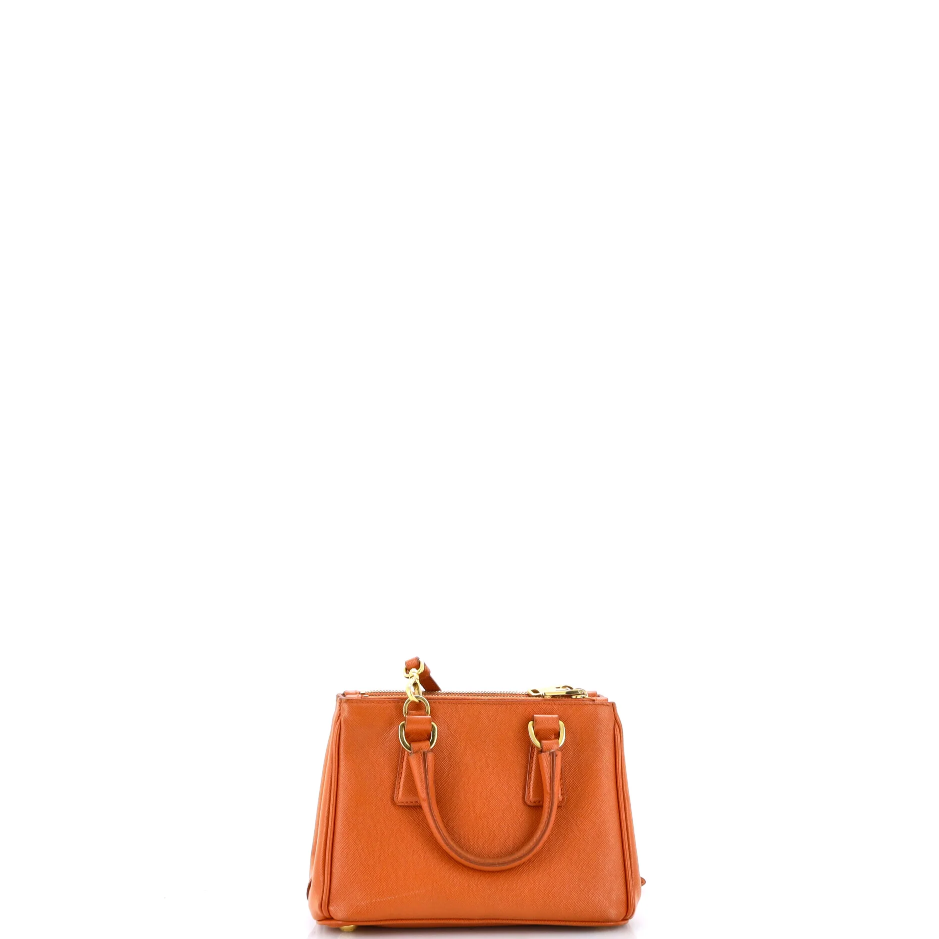 Double Zip Lux Tote Saffiano Leather Mini - Image 3