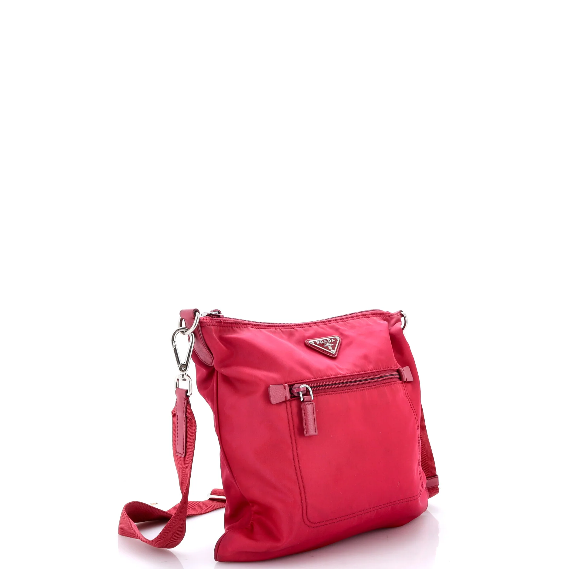 Front Pocket Messenger Bag Tessuto Medium - Image 2