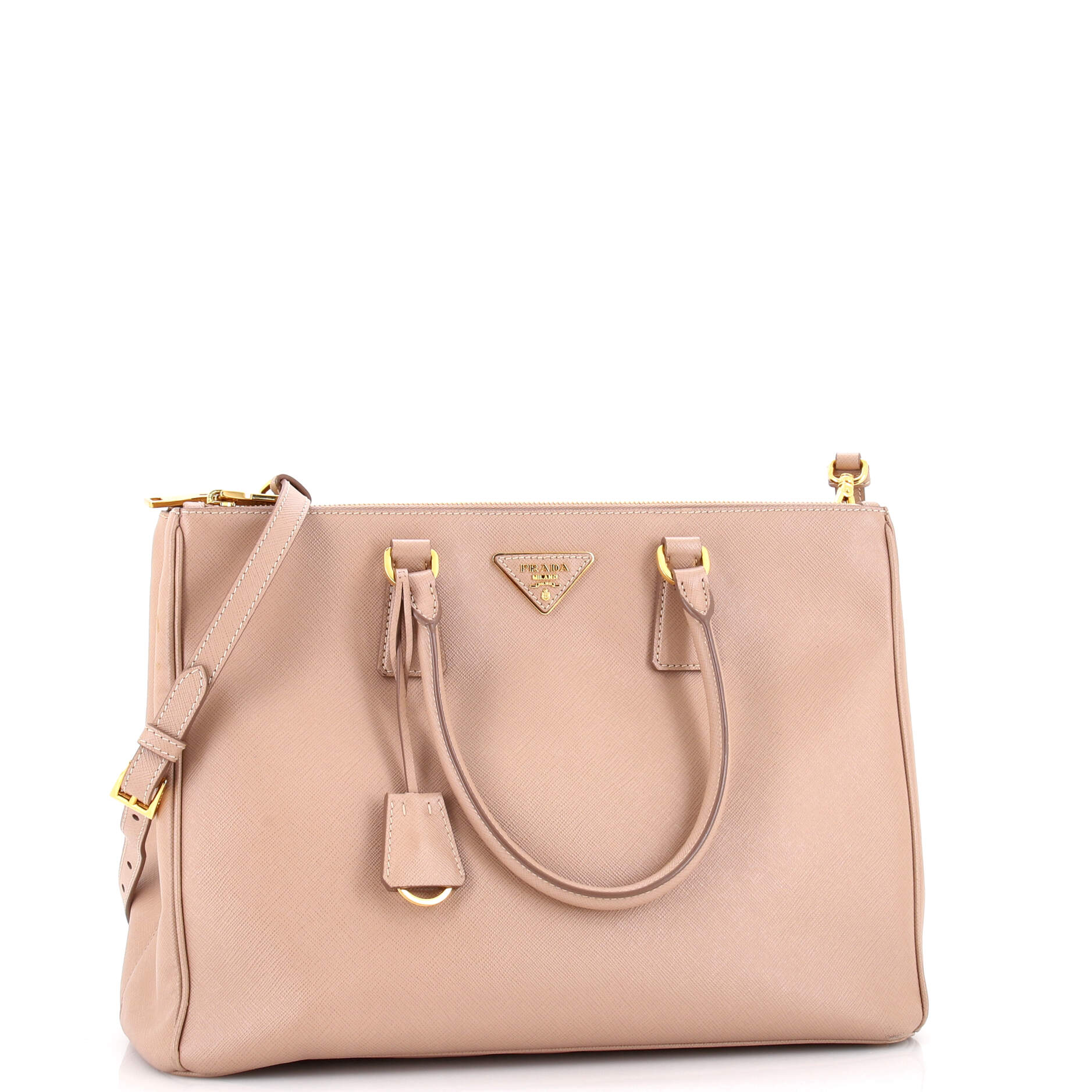 Galleria Double Zip Tote Saffiano Leather Large - Image 2