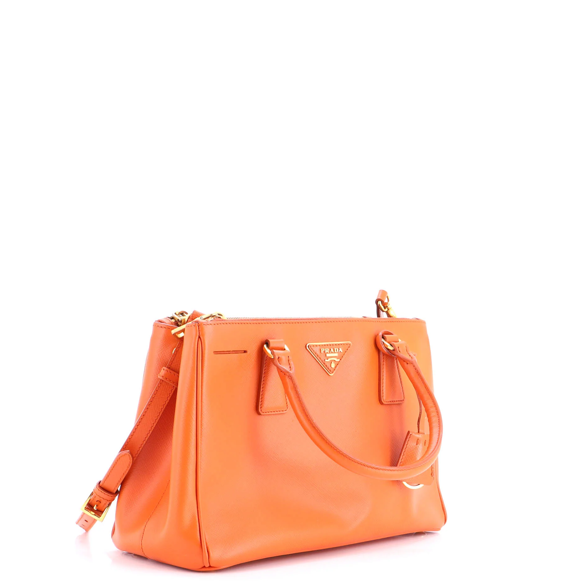 Galleria Double Zip Tote Saffiano Leather Small - Image 2