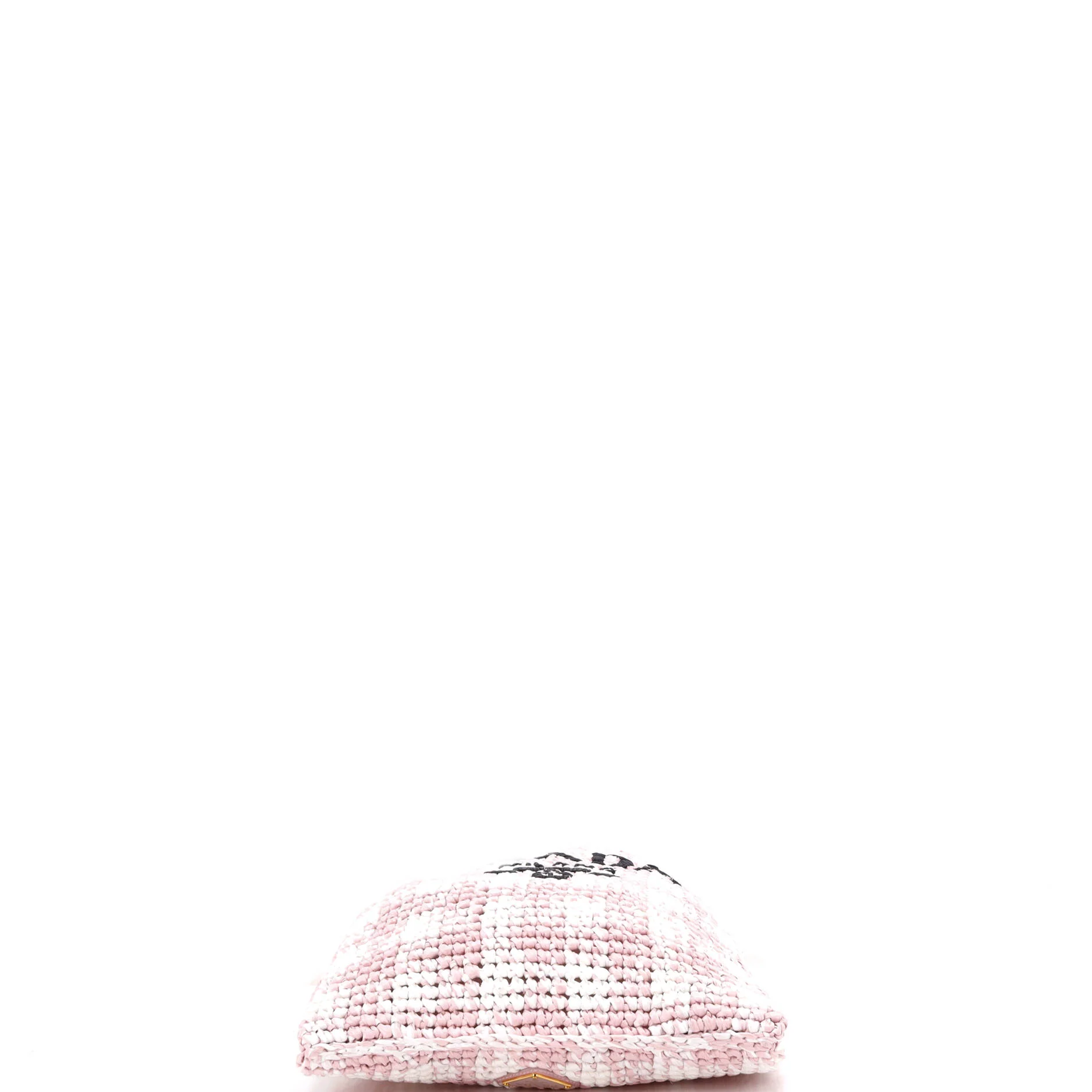 Logo Messenger Bag Printed Raffia Small - Image 4