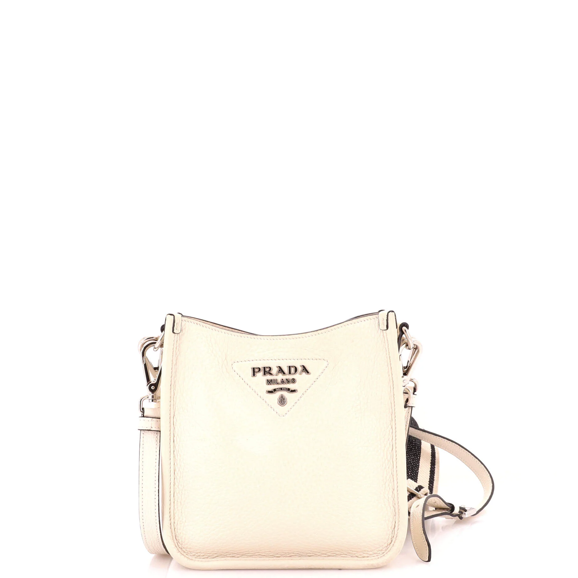 Logo Strap Crossbody Bag Vitello Daino Mini