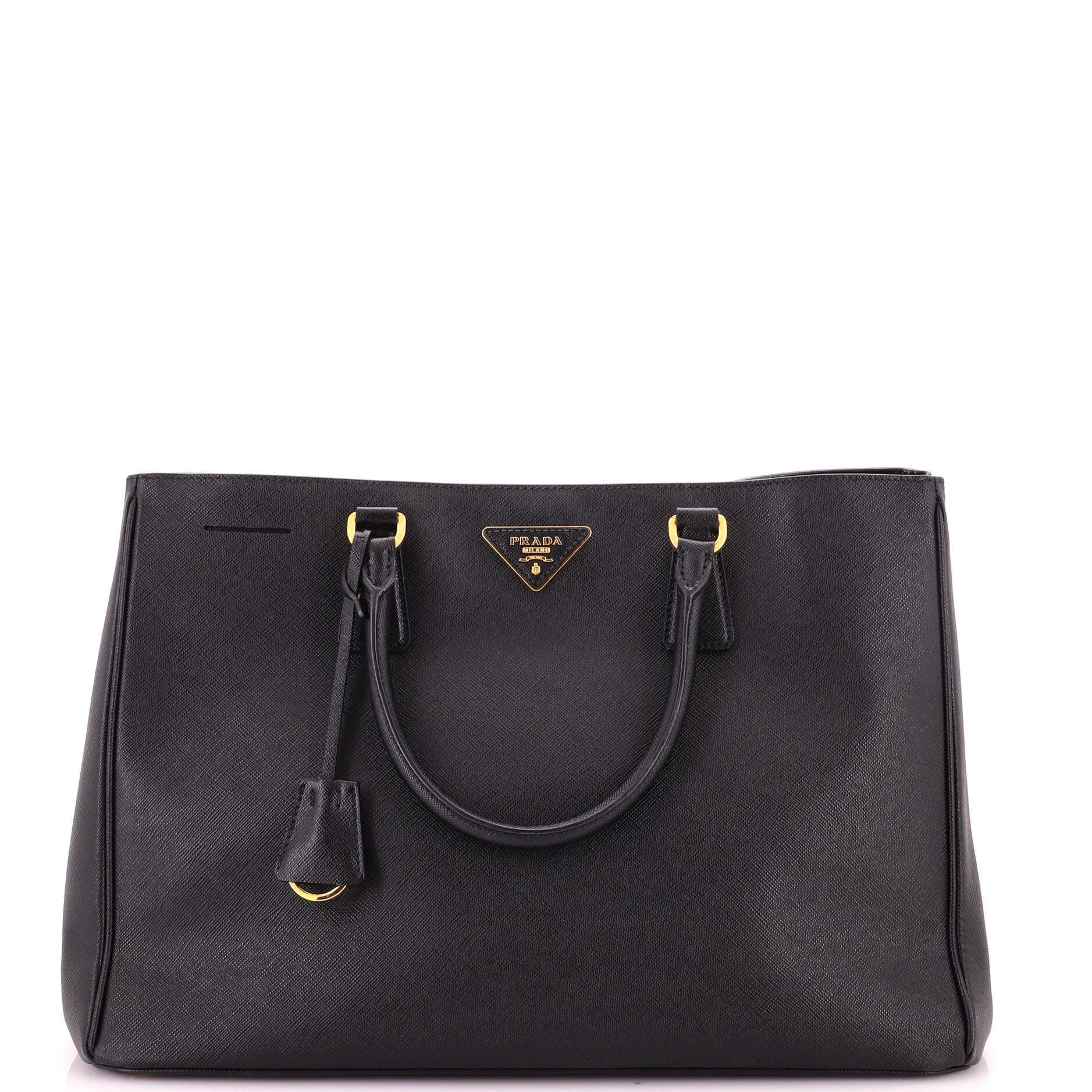 Lux Open Tote Saffiano Leather Large