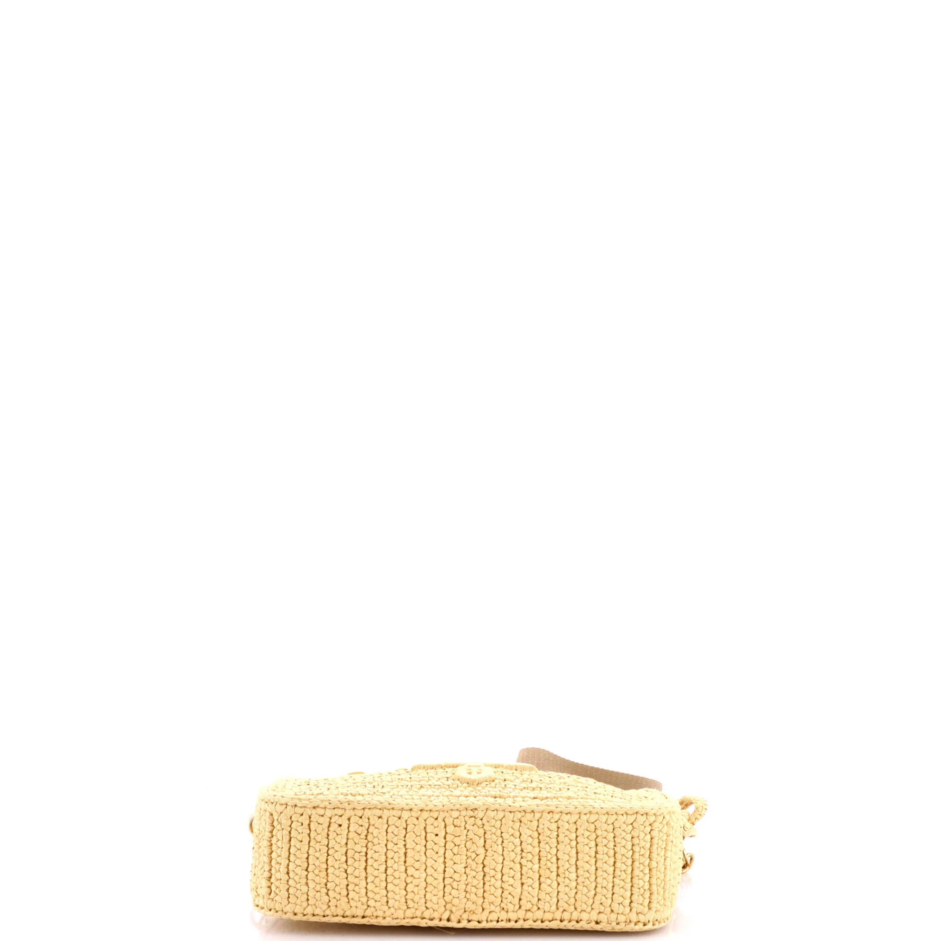 Re-Edition 2000 Shoulder Bag Raffia Mini - Image 4
