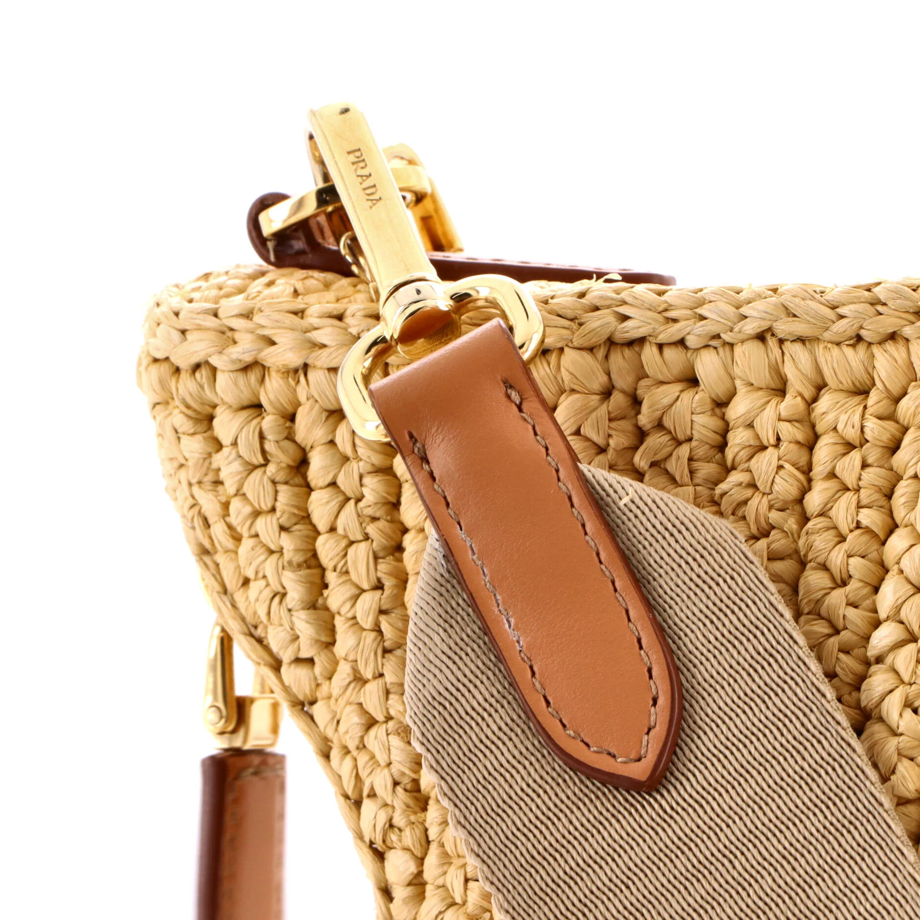 Re-Edition 2000 Shoulder Bag Raffia Mini - Image 7