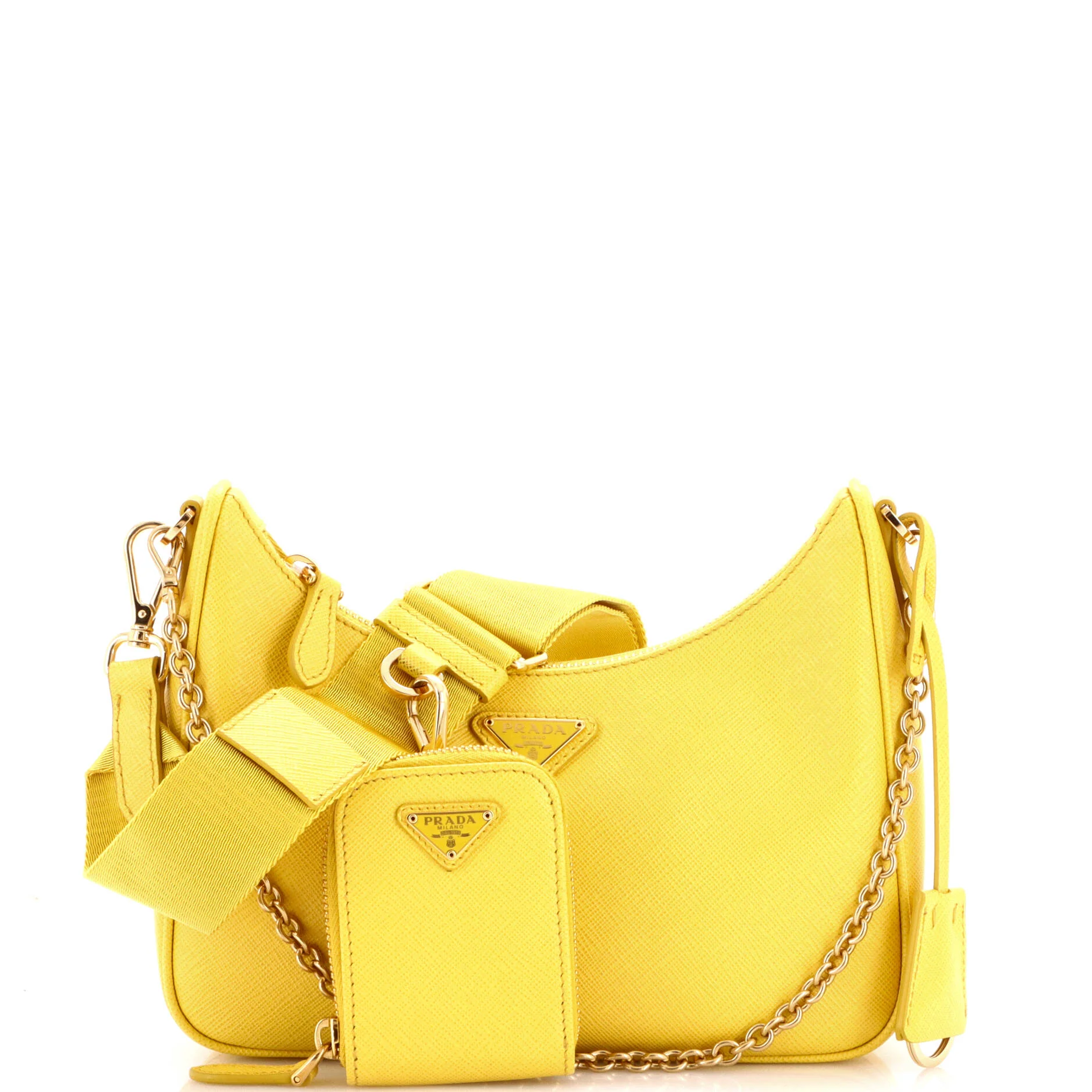Re-Edition 2005 Shoulder Bag Saffiano Leather Small