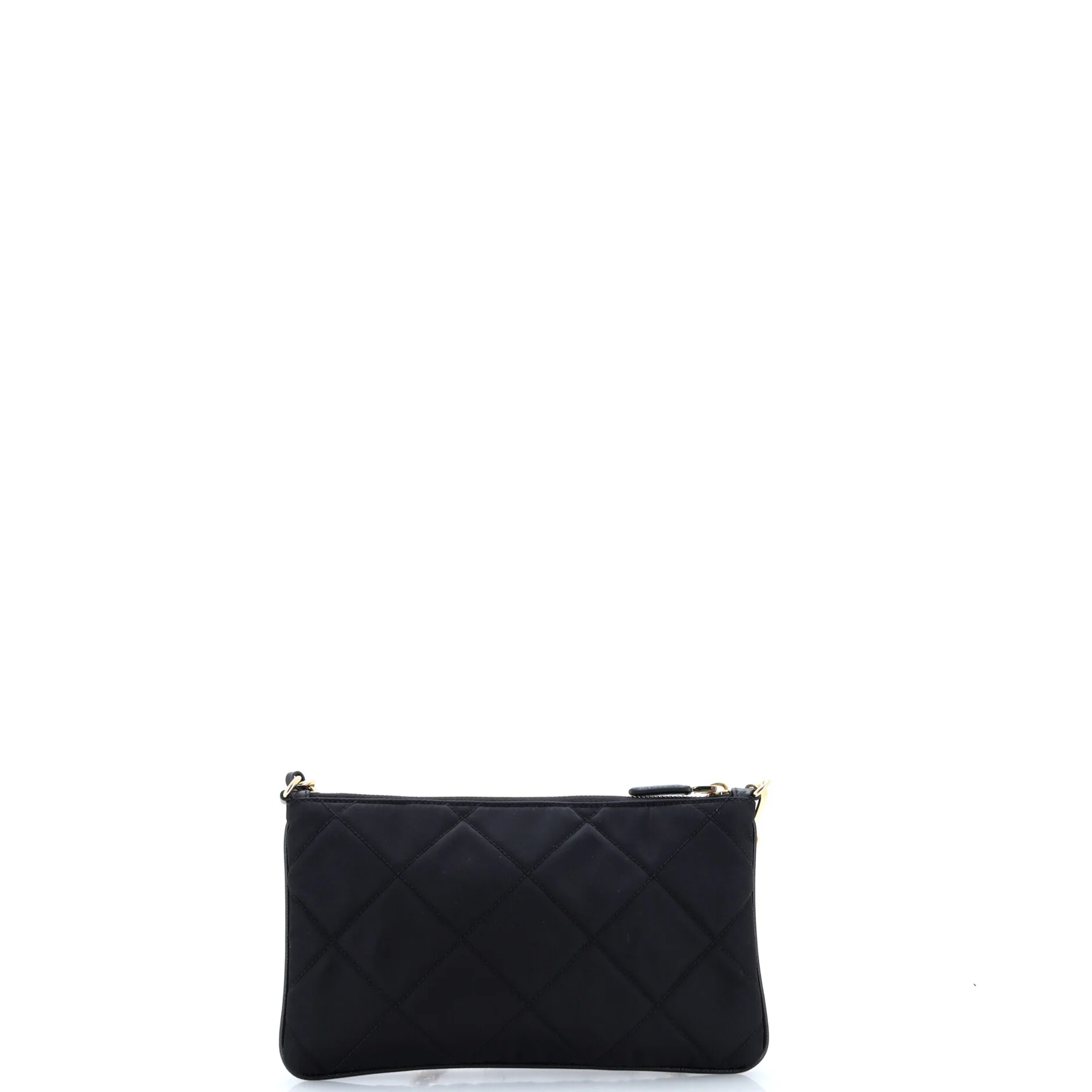 Re-Edition Chain Zip Pouch Quilted Re-Nylon - Image 3