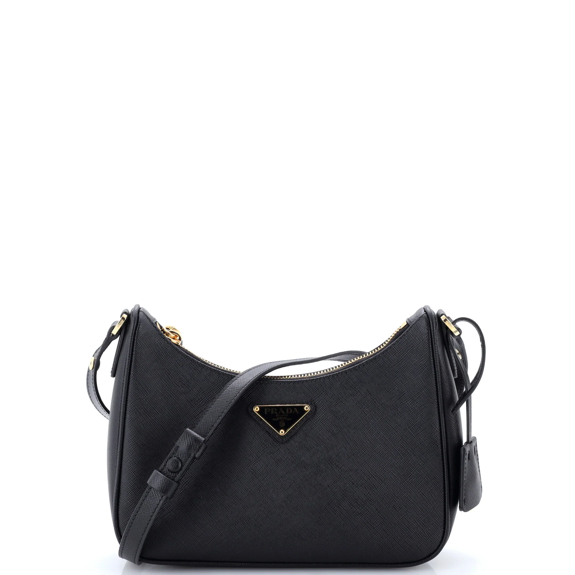 Re-Edition Hobo Saffiano Leather Mini