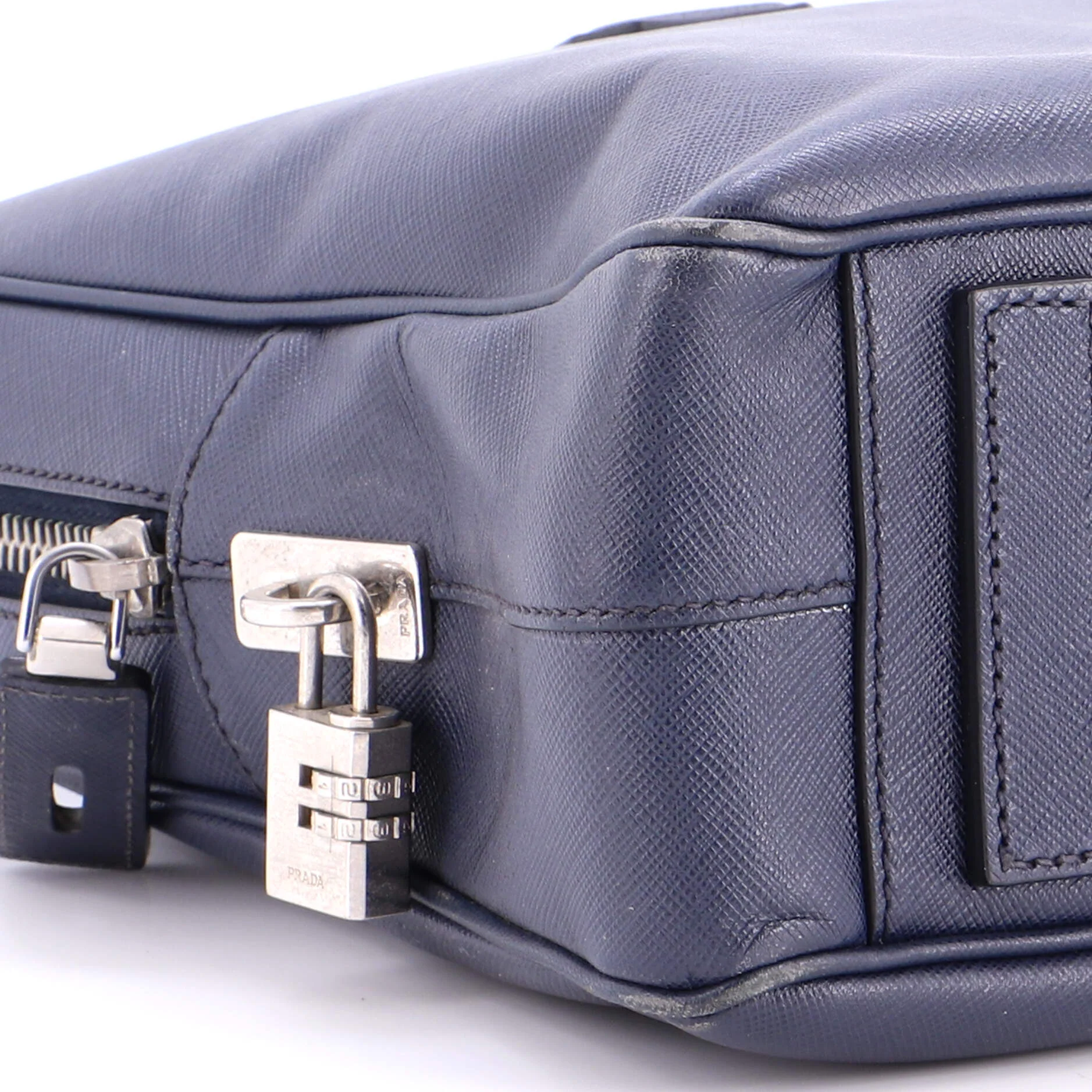 Zip Around Briefcase Saffiano Leather Large - Image 7
