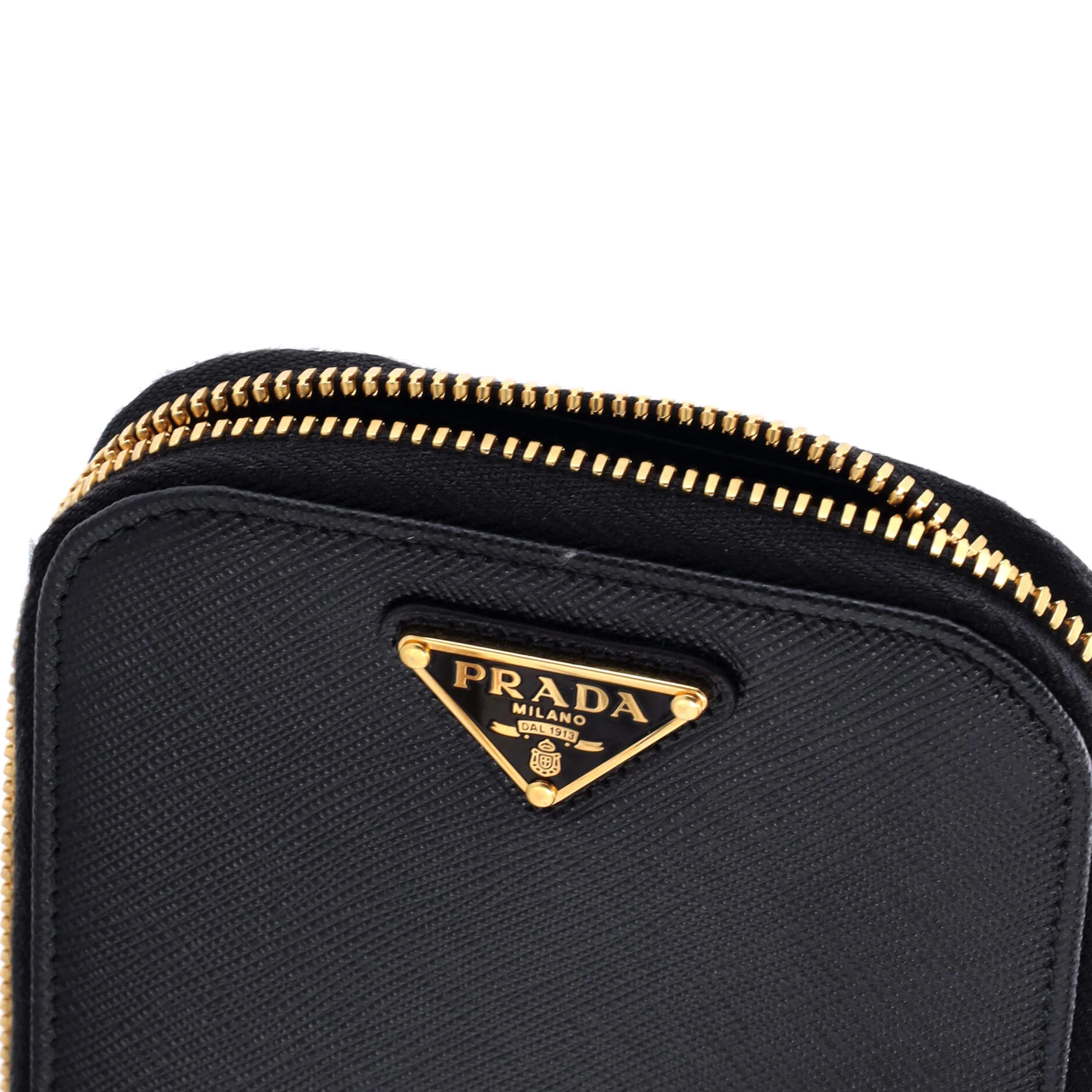 Zip Phone Holder Crossbody Bag Saffiano Leather - Image 6