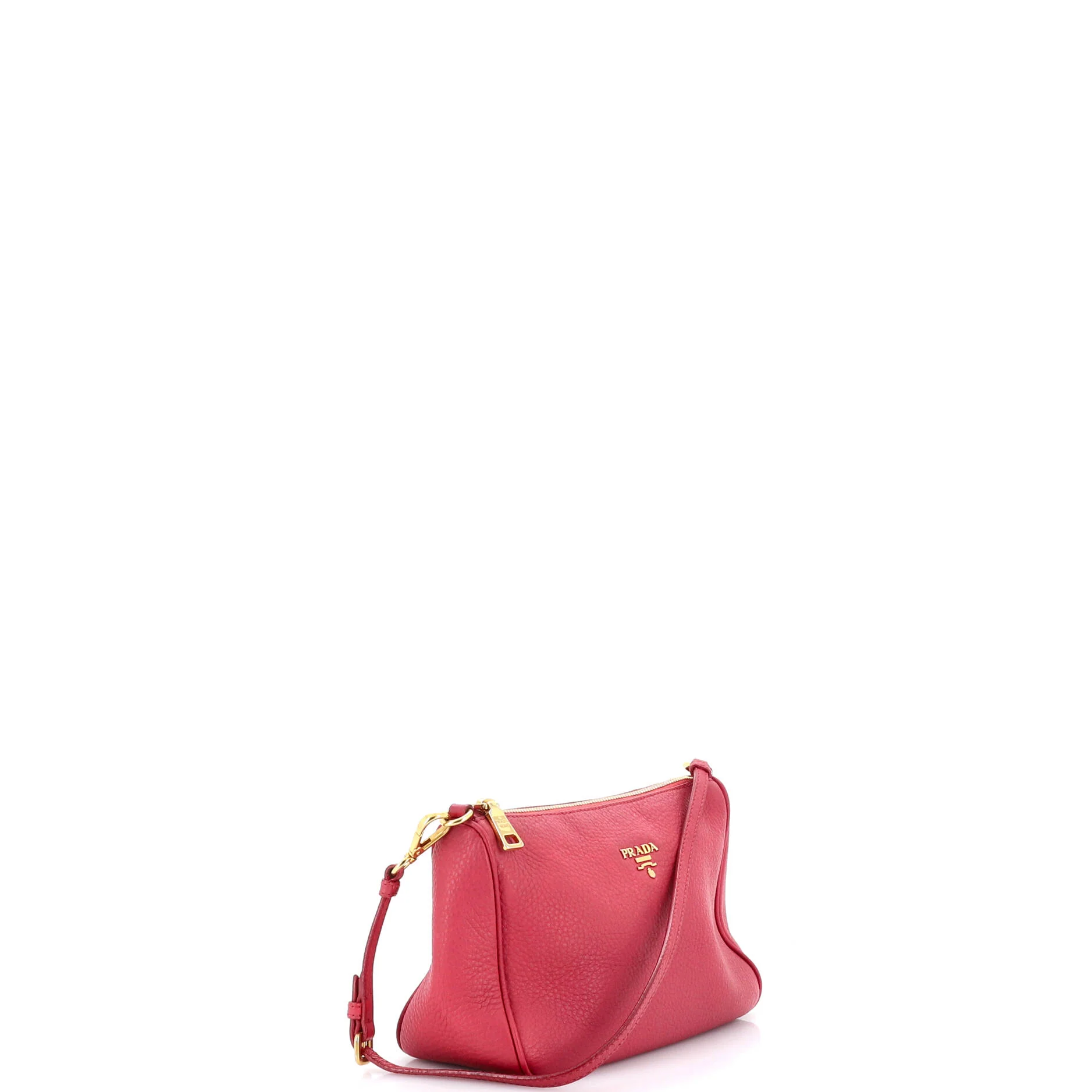 Zip Shoulder Bag Vitello Daino Small - Image 2