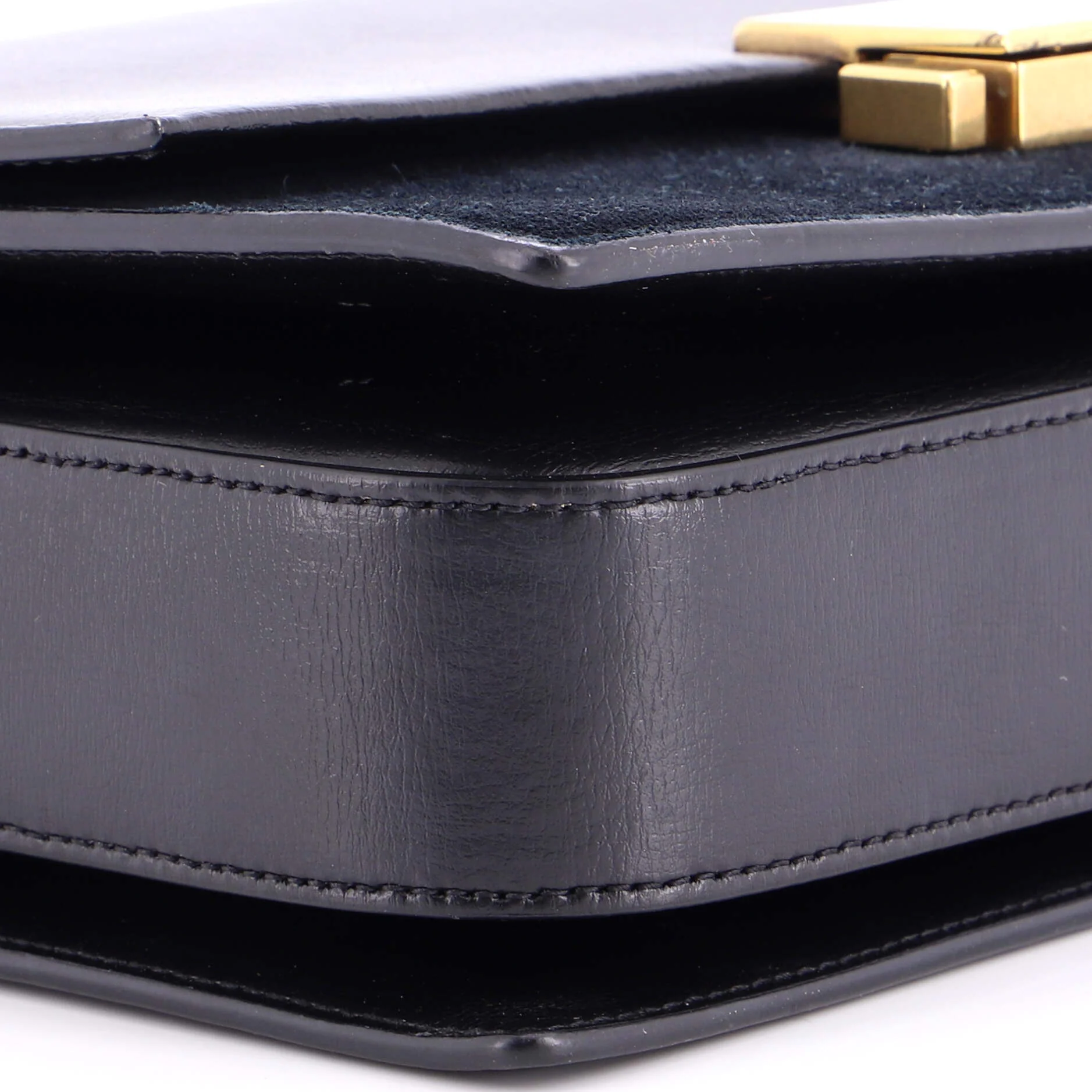 Bellechasse Shoulder Bag Suede and Leather Medium - Image 6