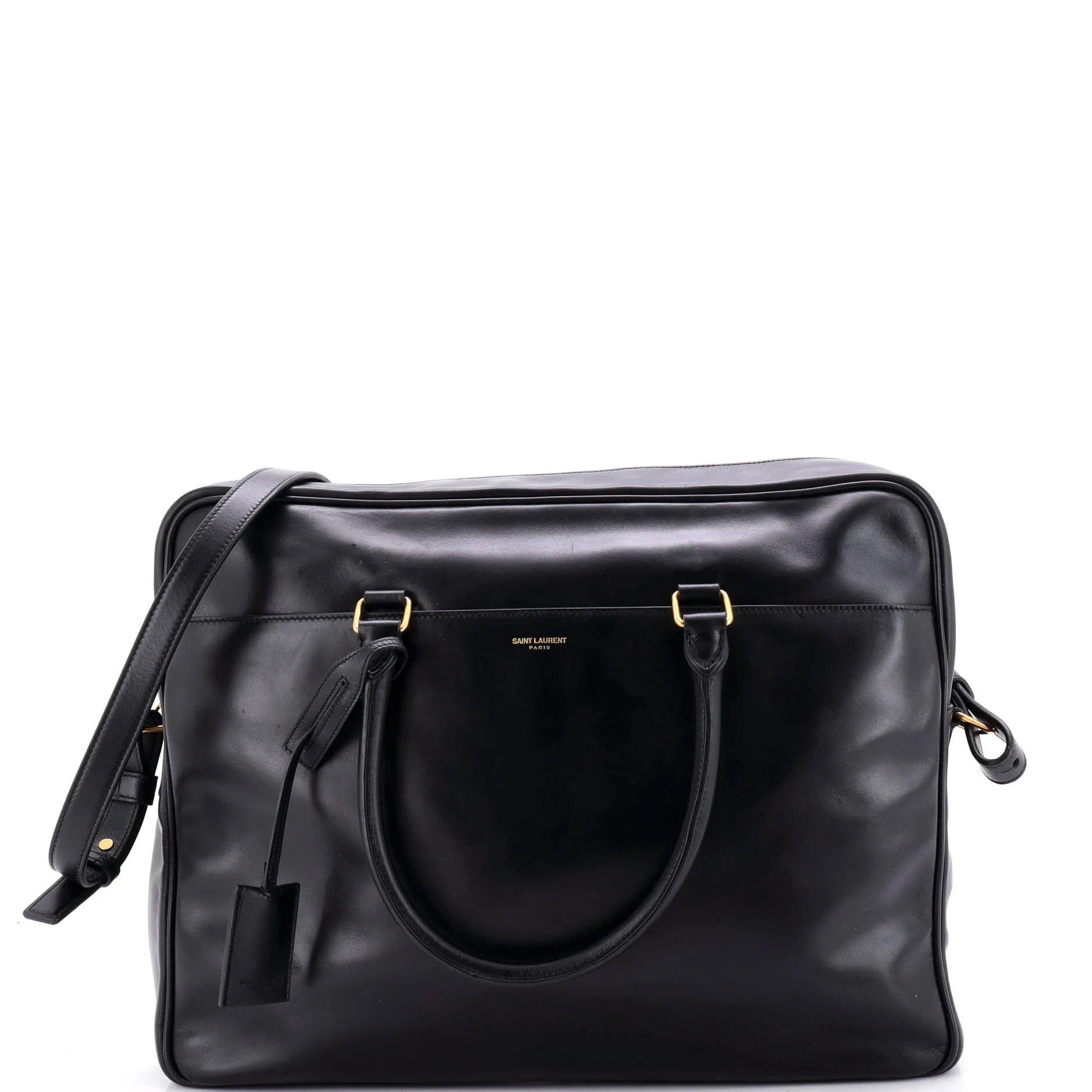 Classic Duffle Briefcase Leather