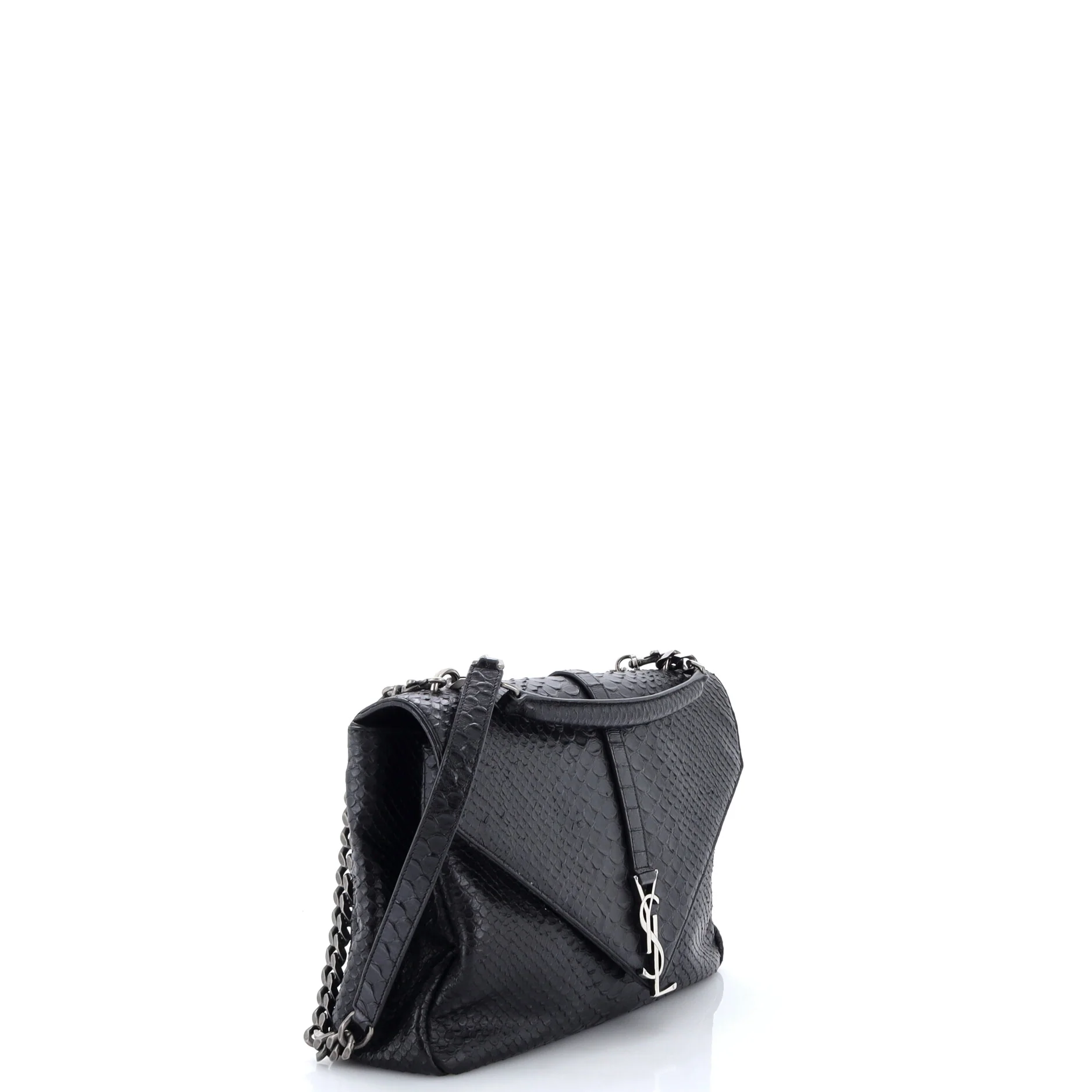 Classic Monogram College Bag Python Embossed Leather Large - Image 2