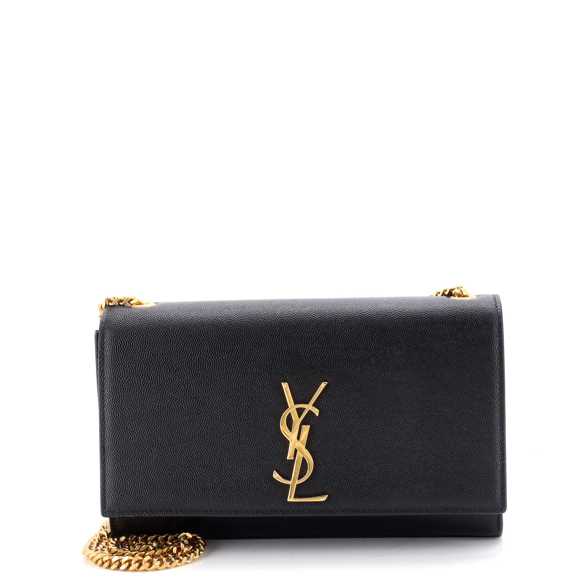 Classic Monogram Crossbody Bag Grainy Leather Medium