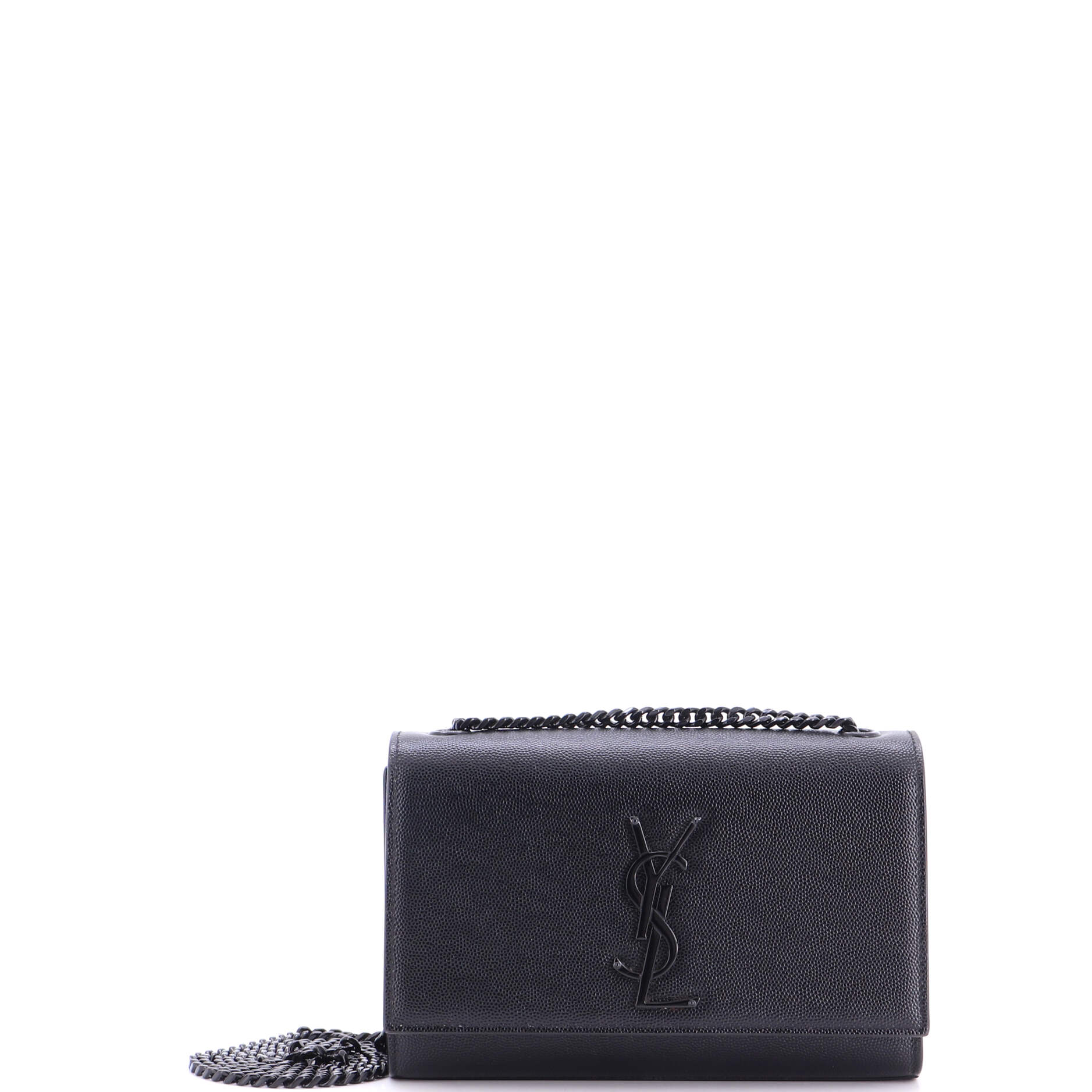 Classic Monogram Crossbody Bag Grainy Leather Small