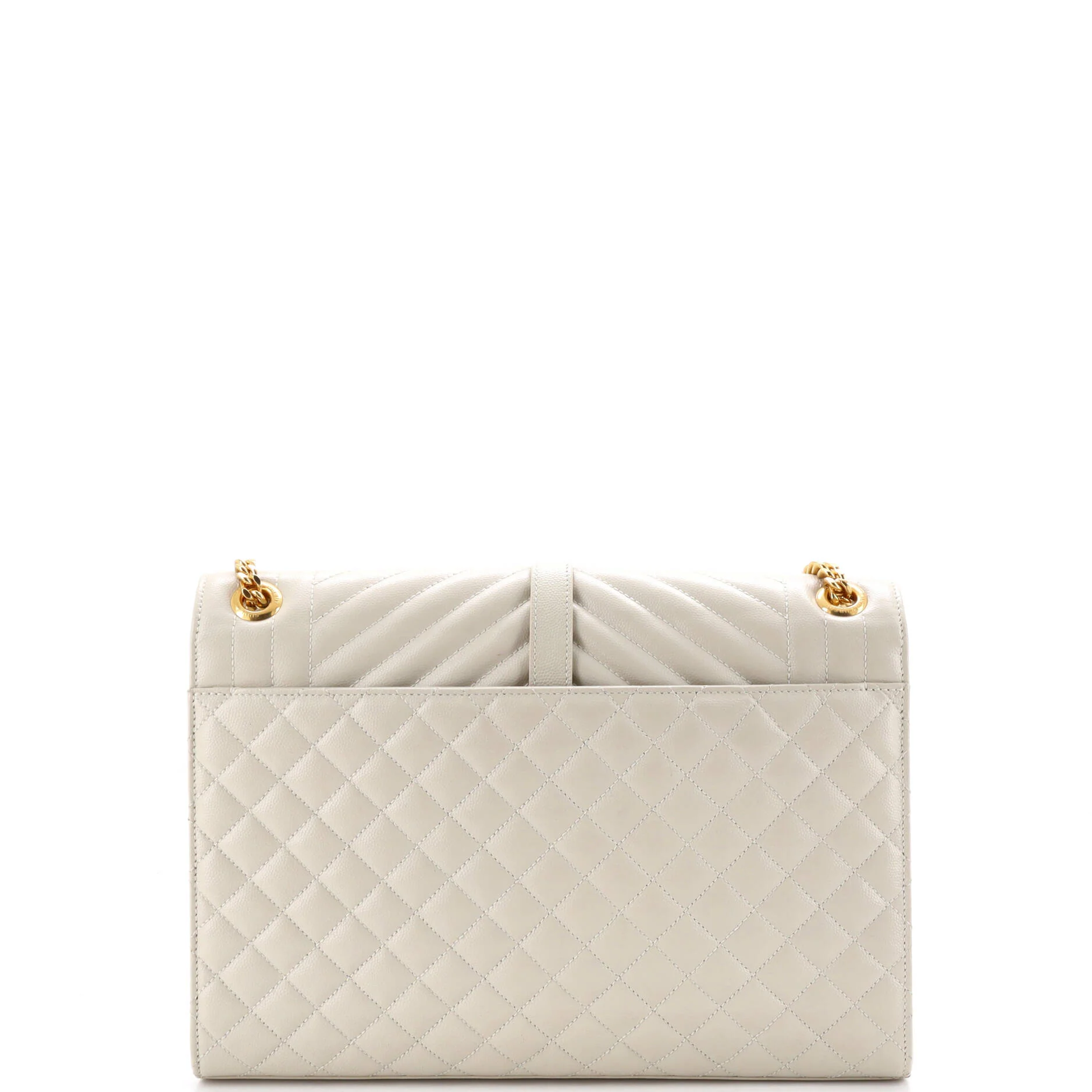 Classic Monogram Envelope Satchel Mixed Matelasse Leather Large - Image 3