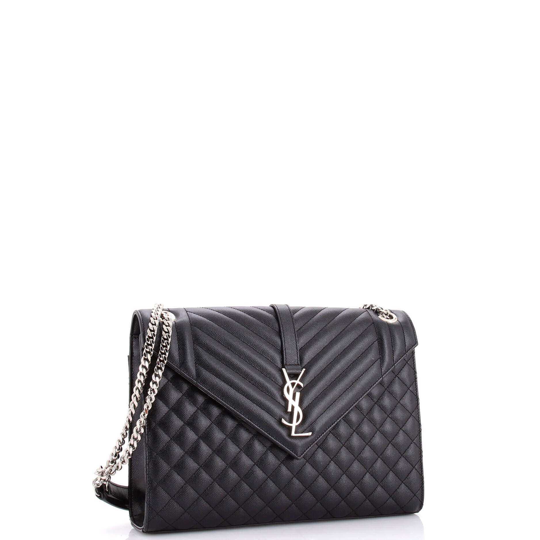 Classic Monogram Envelope Satchel Mixed Matelasse Leather Large - Image 2