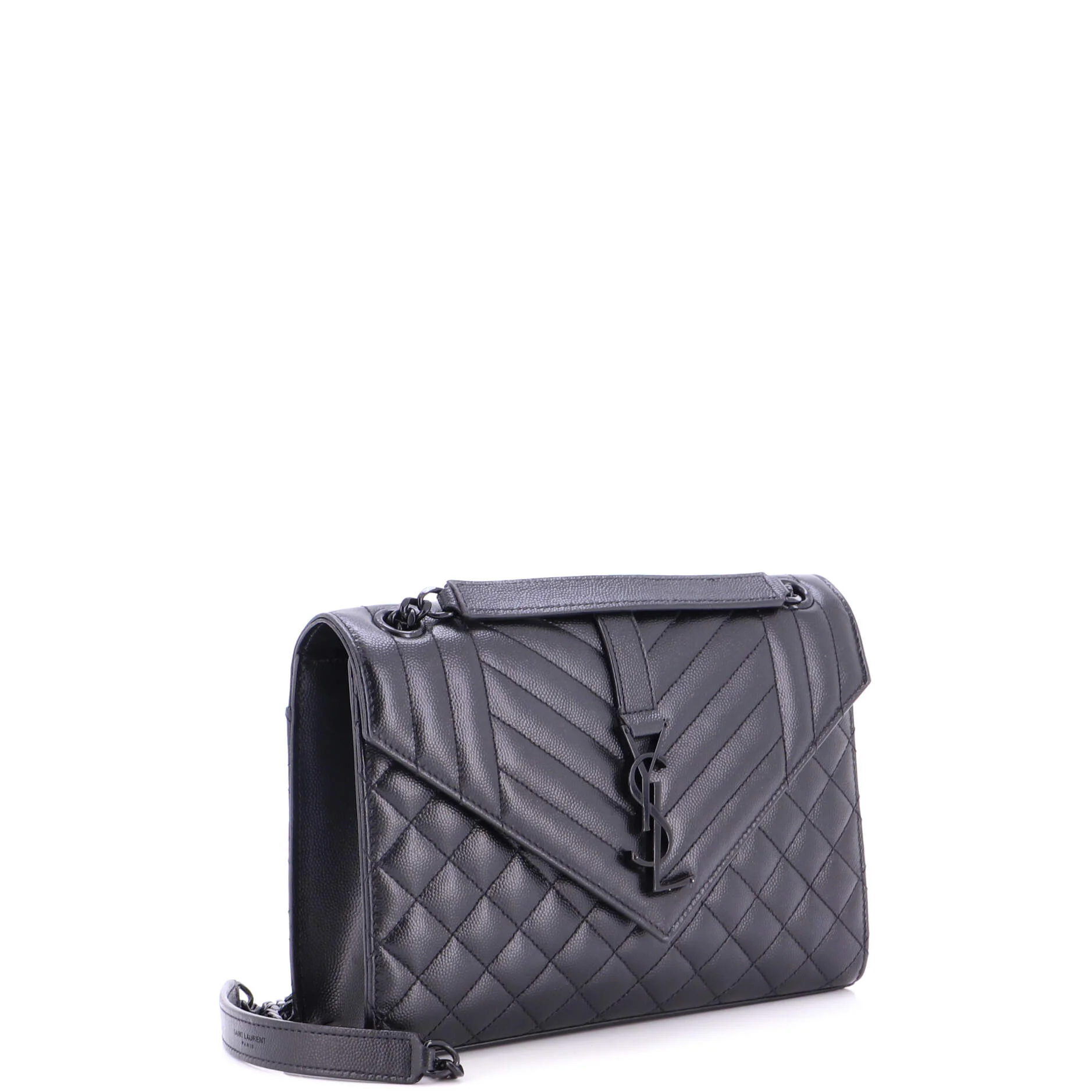 Classic Monogram Envelope Satchel Mixed Matelasse Leather Medium - Image 2