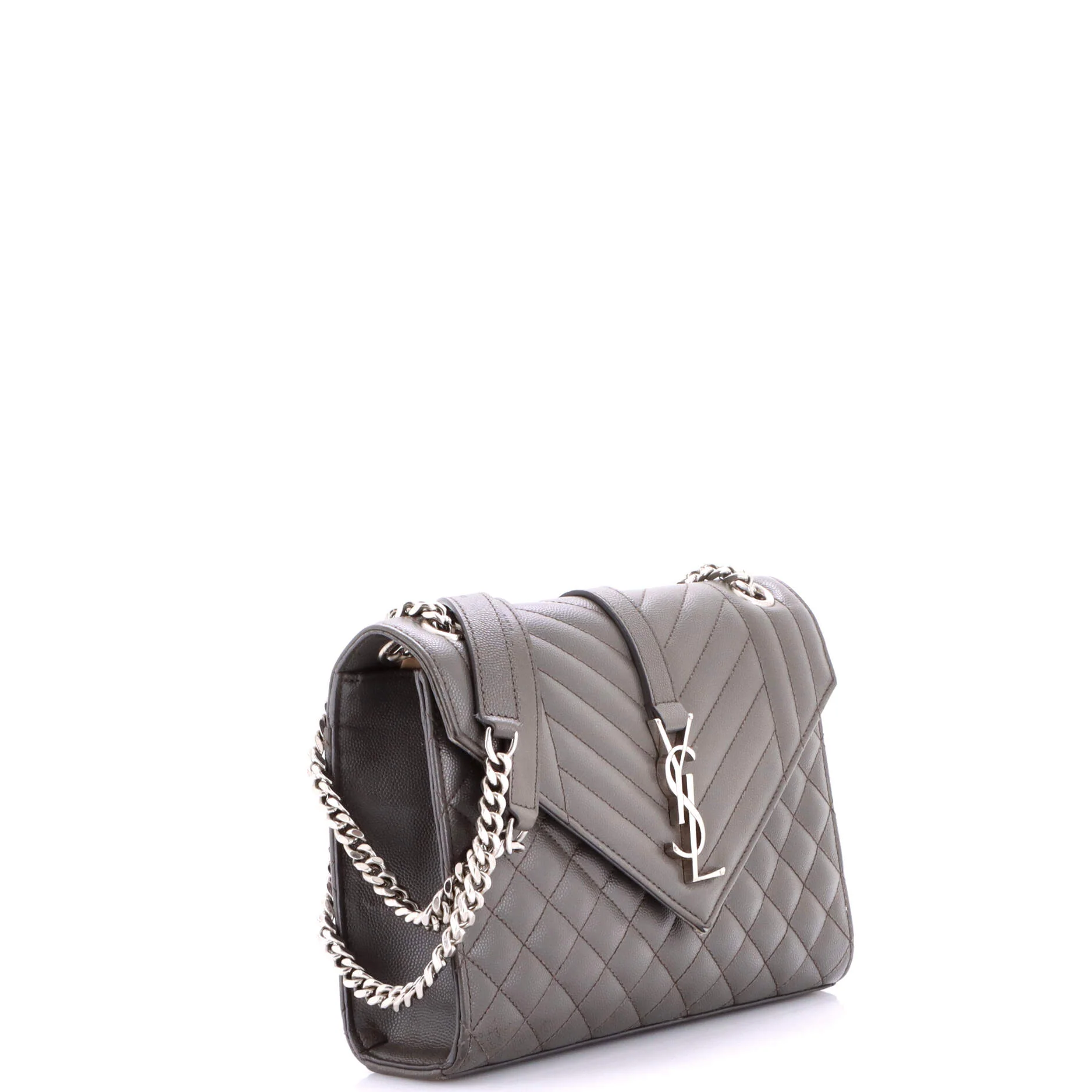 Classic Monogram Envelope Satchel Mixed Matelasse Leather Medium - Image 2