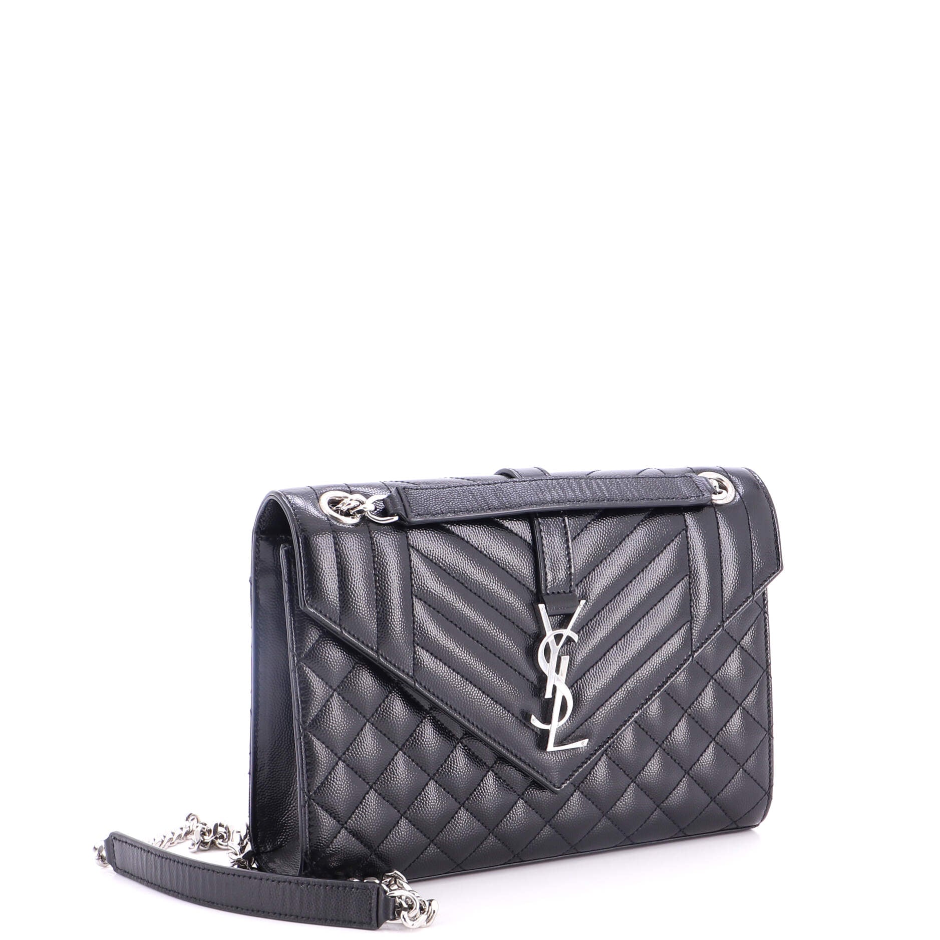 Classic Monogram Envelope Satchel Mixed Matelasse Leather Medium - Image 2