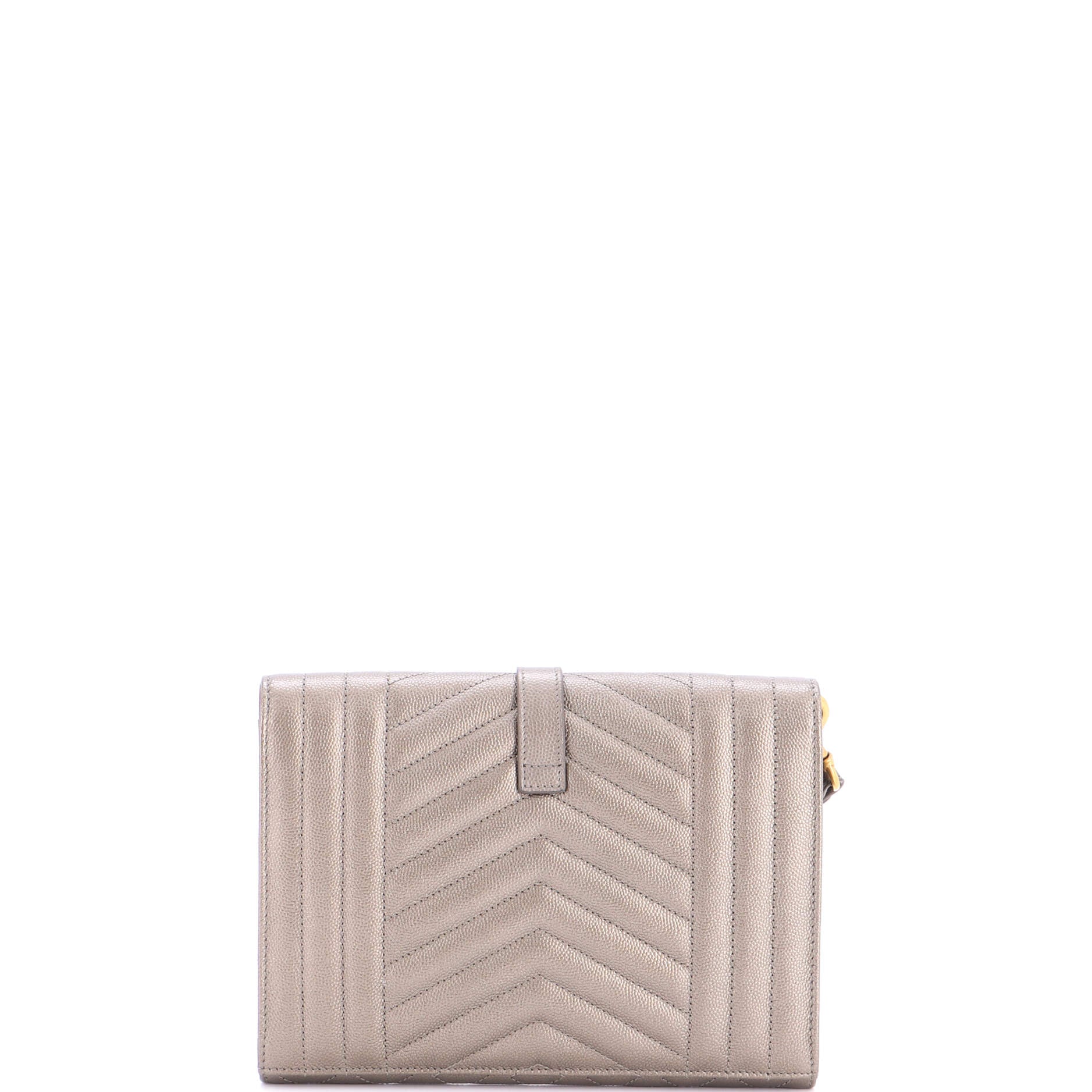 Classic Monogram Envelope Wristlet Clutch Mixed Matelasse Leather - Image 3