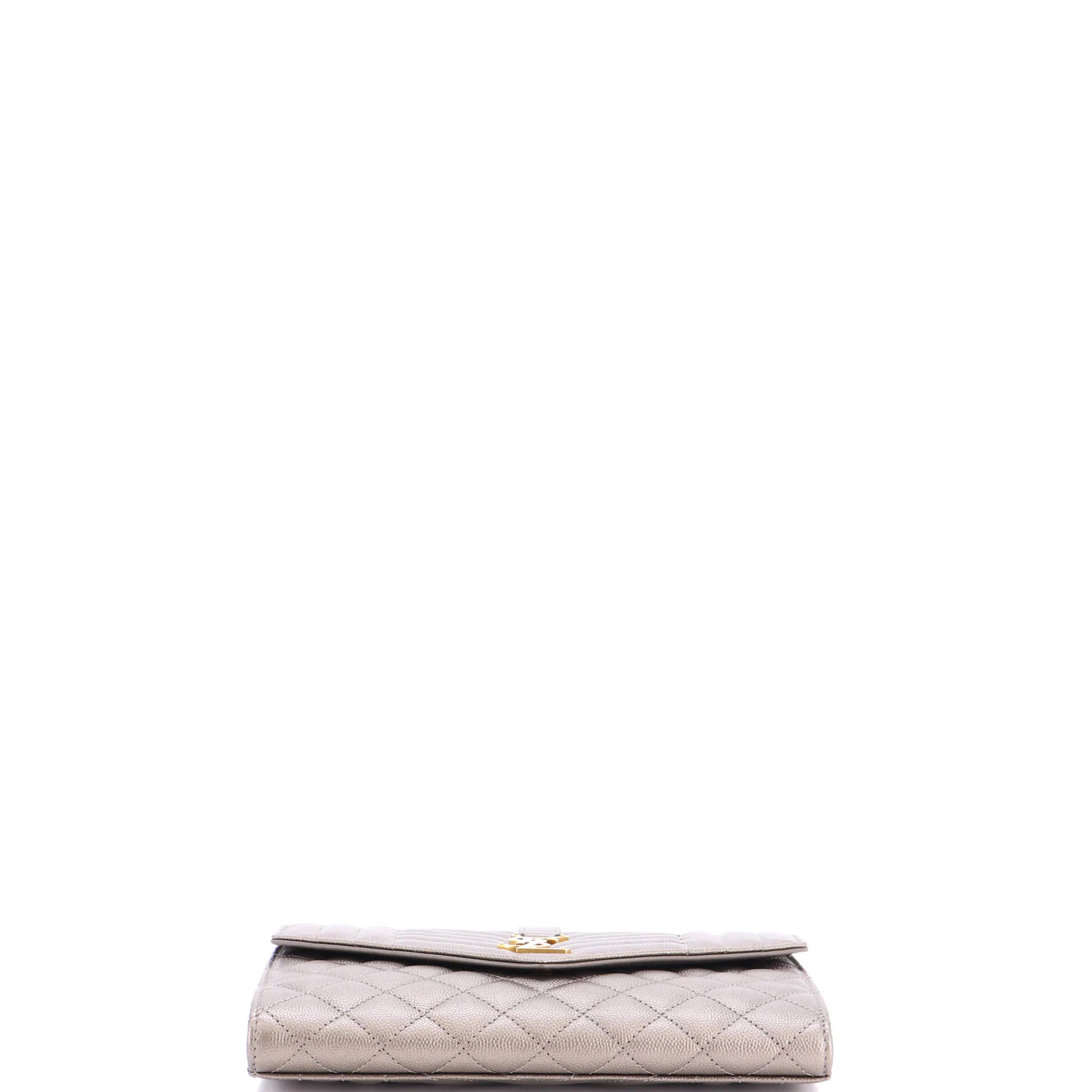 Classic Monogram Envelope Wristlet Clutch Mixed Matelasse Leather - Image 4