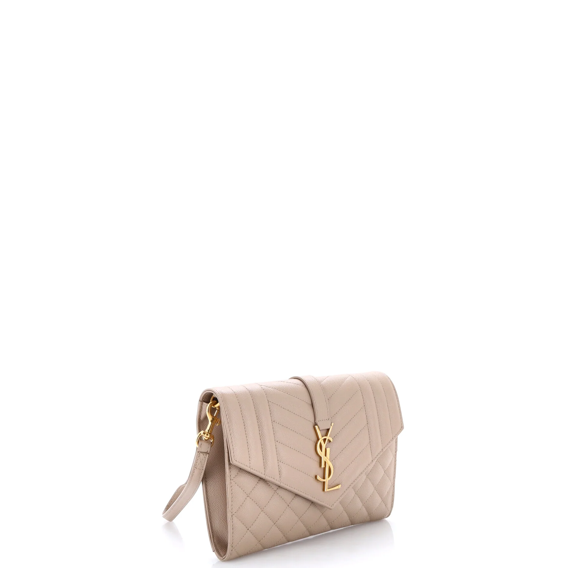 Classic Monogram Envelope Wristlet Clutch Mixed Matelasse Leather - Image 2