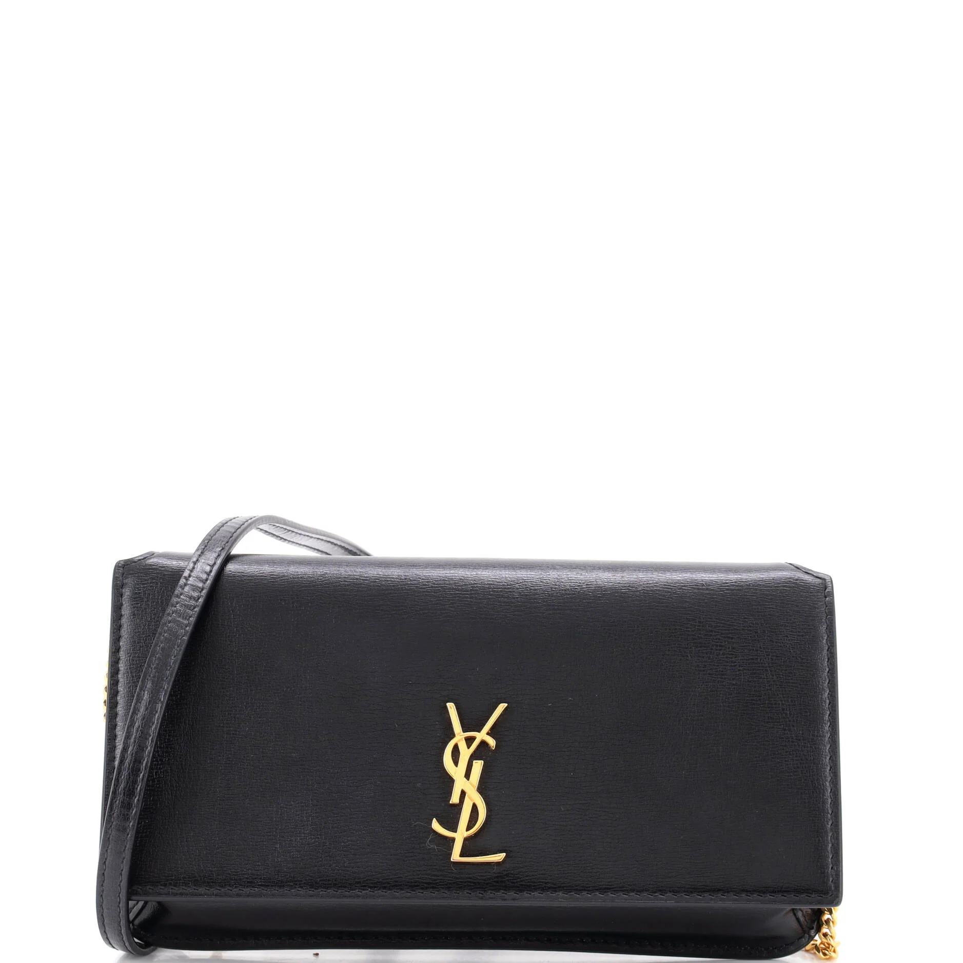 Classic Monogram Phone Holder Shoulder Bag Leather