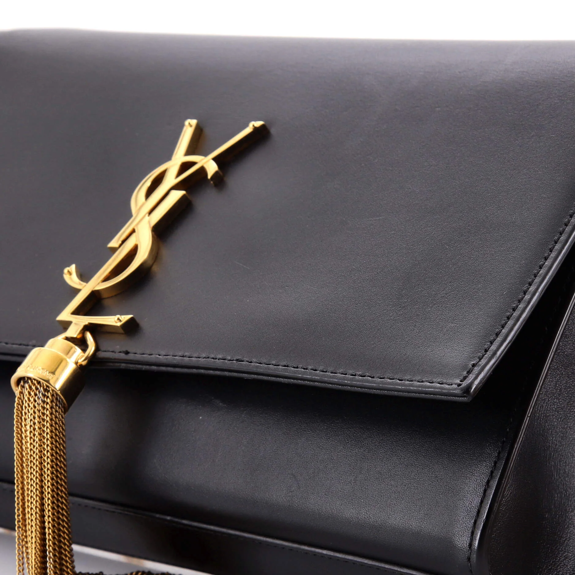 Classic Monogram Tassel Crossbody Bag Leather Medium - Image 6