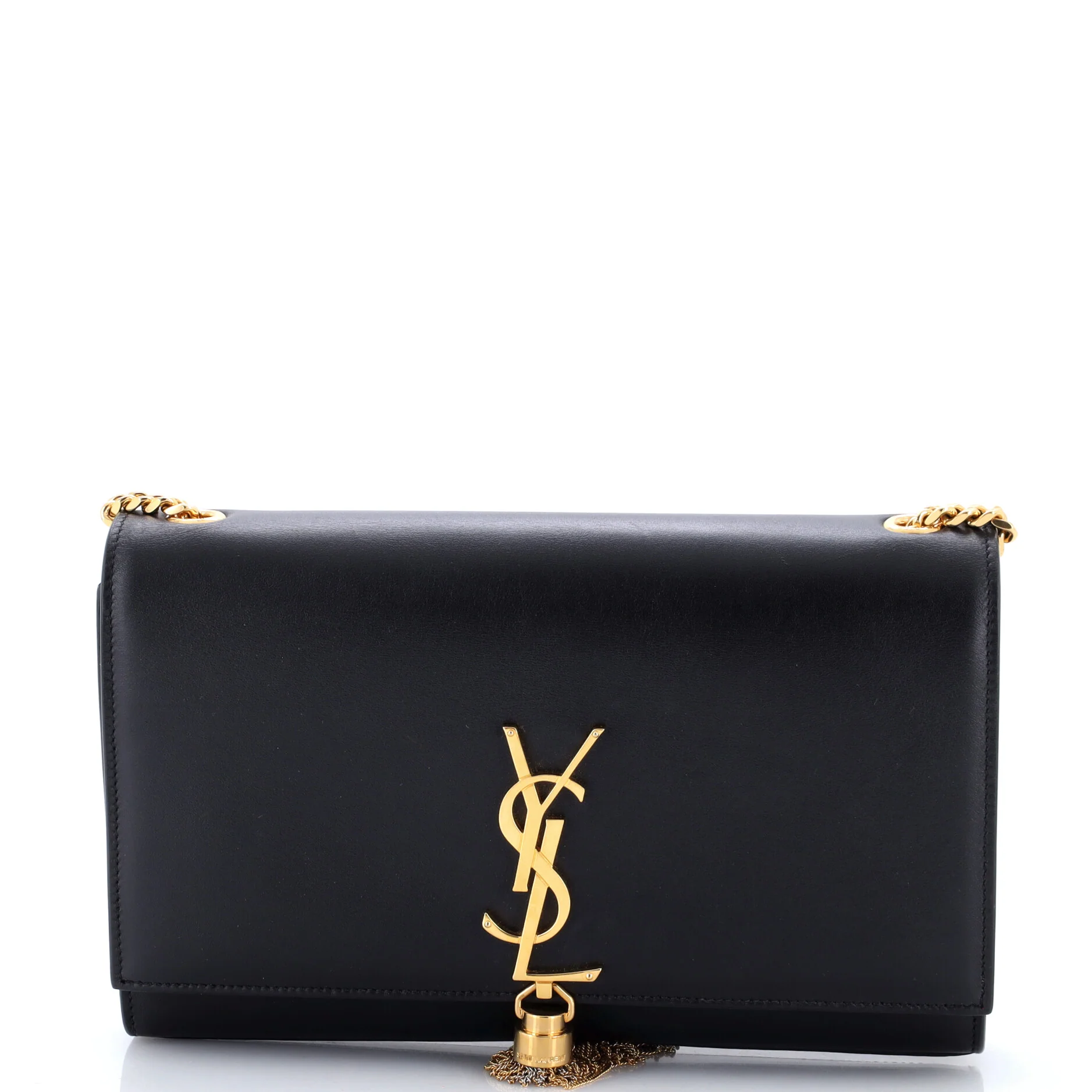 Classic Monogram Tassel Crossbody Bag Leather Medium