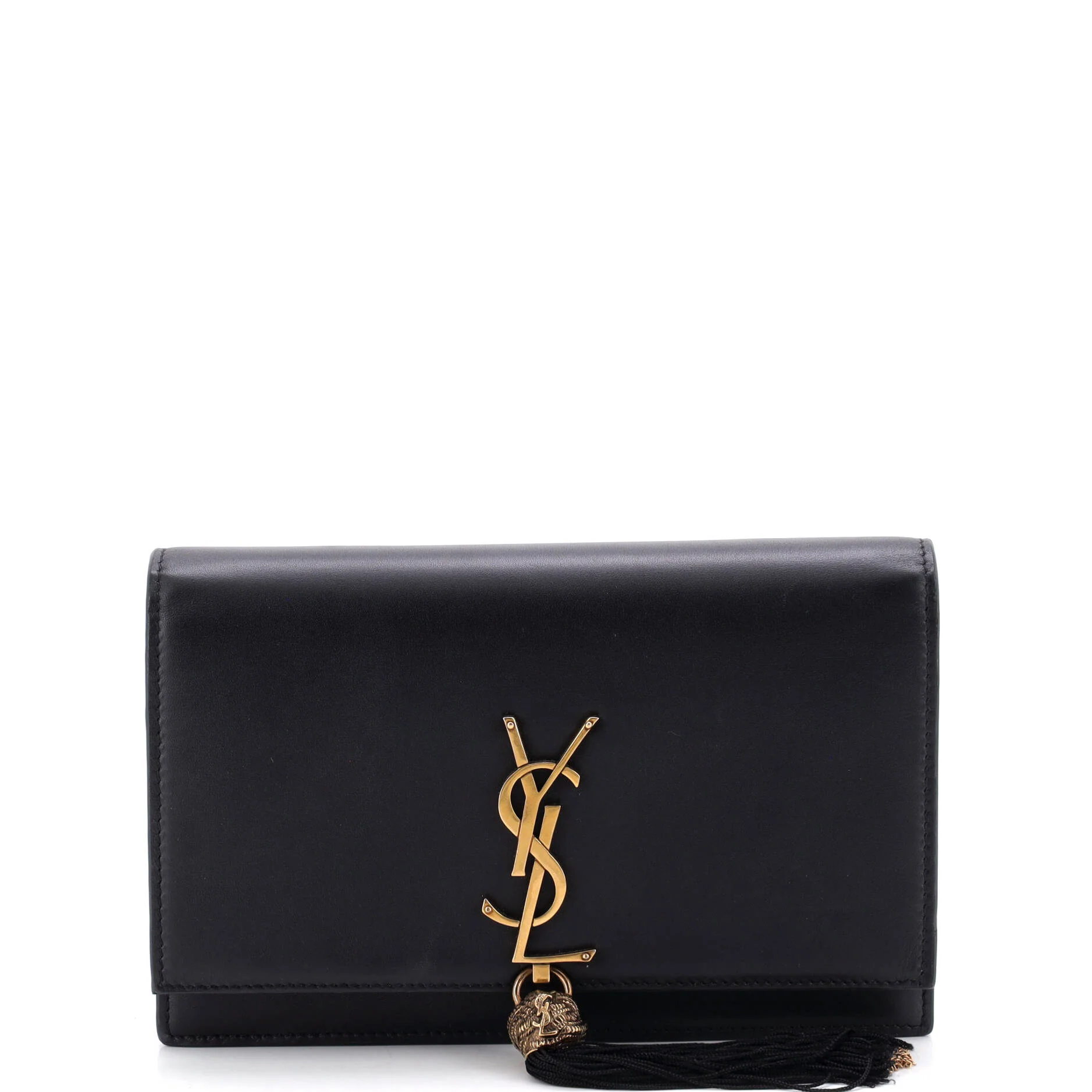 Classic Monogram Tassel Wallet on Strap Leather