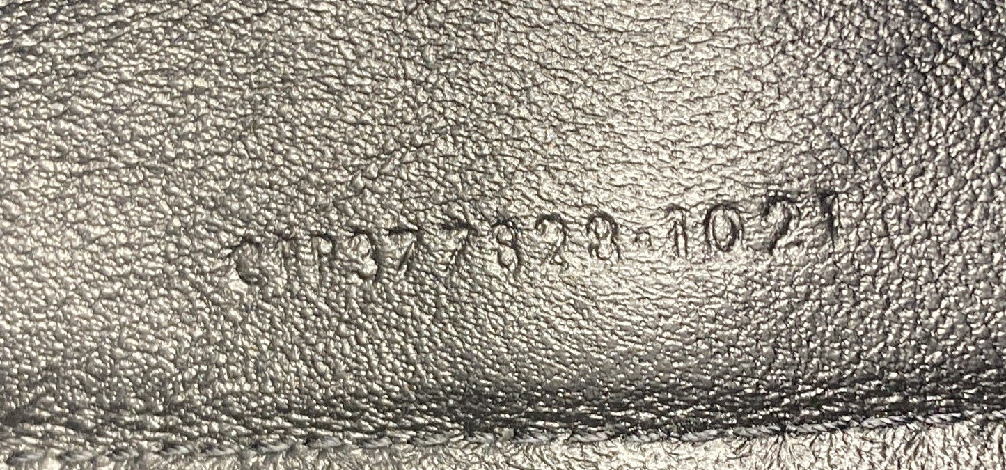 Classic Monogram Wallet on Chain Matelasse Chevron Leather Medium - Image 6