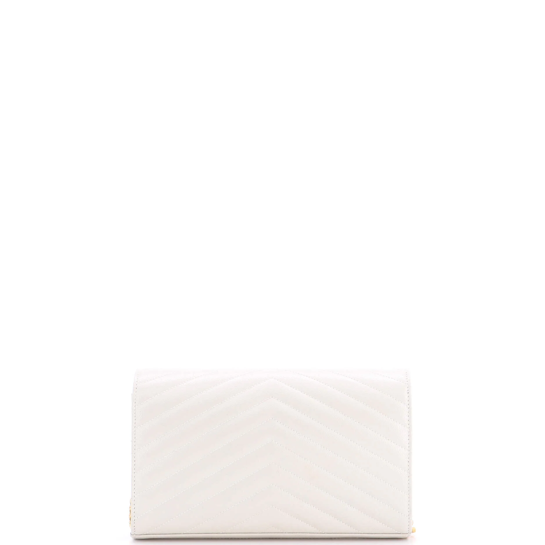 Classic Monogram Wallet on Chain Matelasse Chevron Leather Medium - Image 3