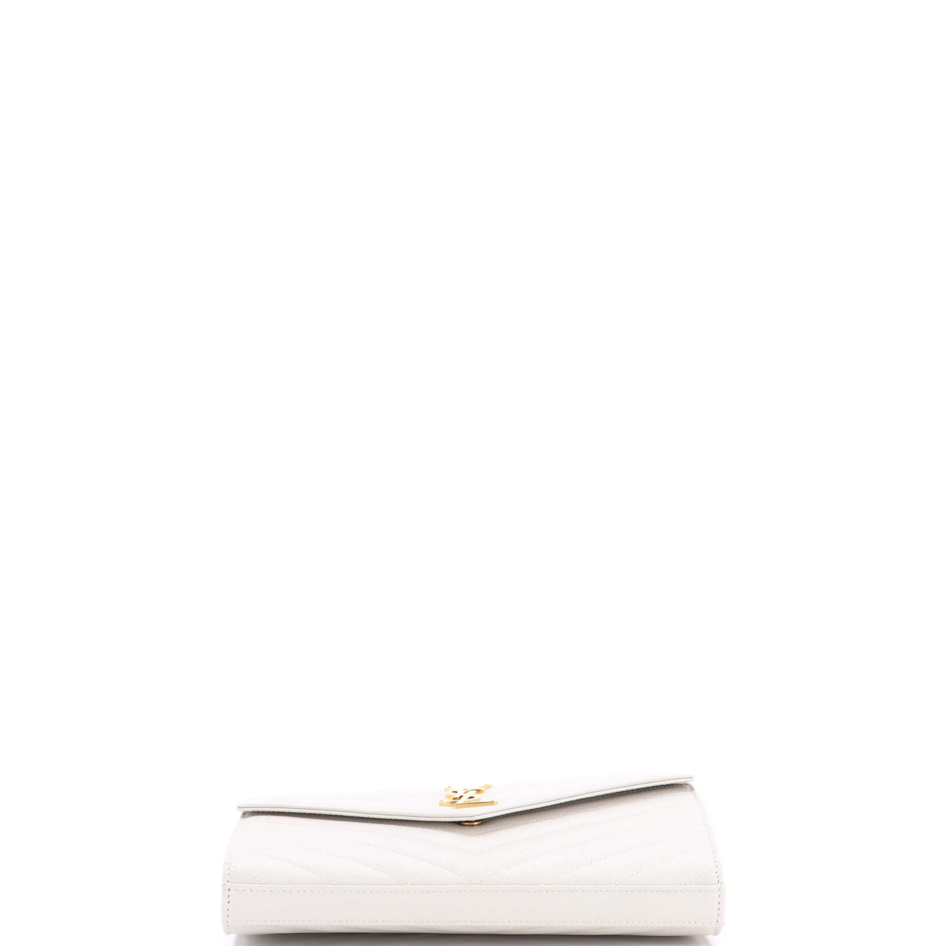 Classic Monogram Wallet on Chain Matelasse Chevron Leather Medium - Image 4