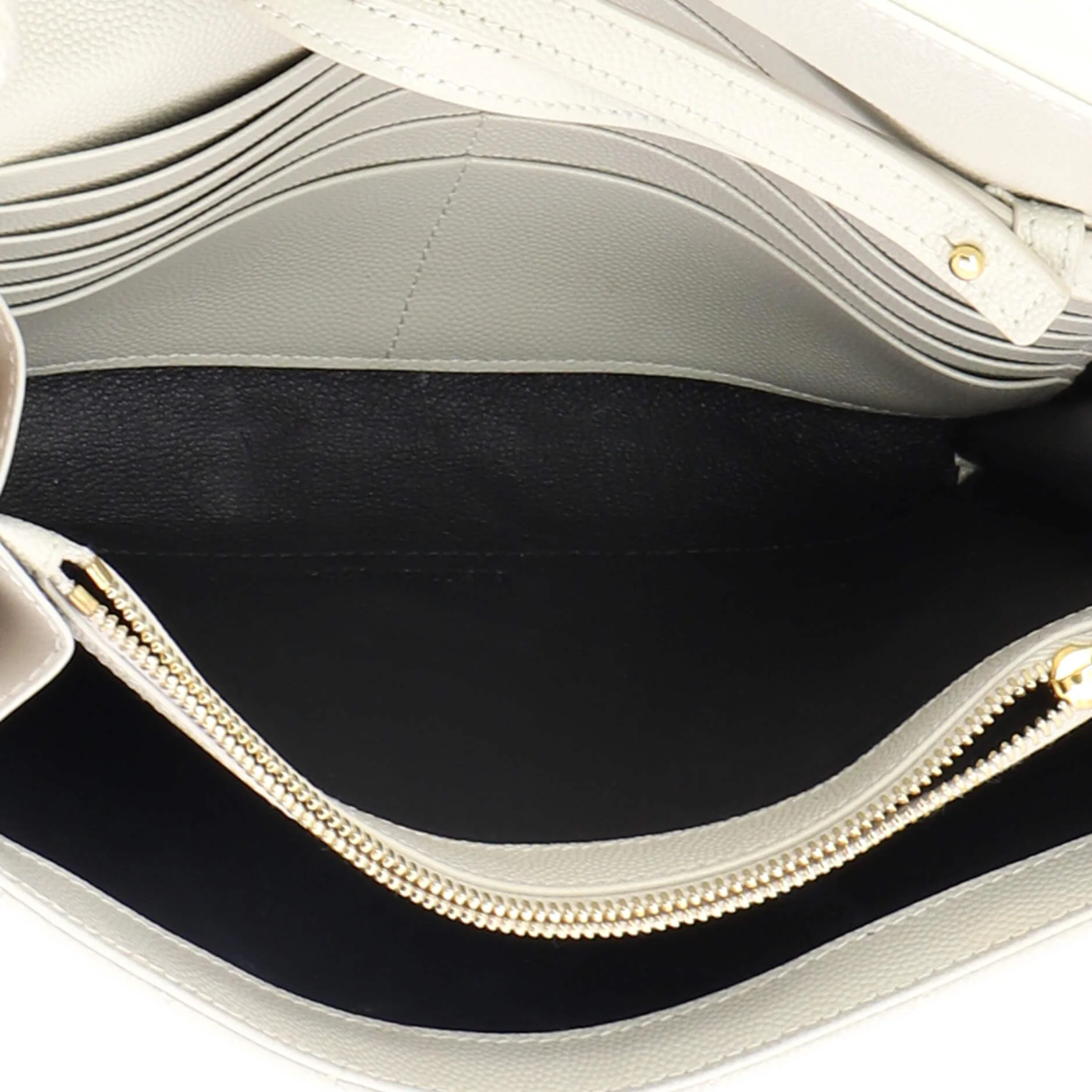 Classic Monogram Wallet on Chain Matelasse Chevron Leather Medium - Image 5
