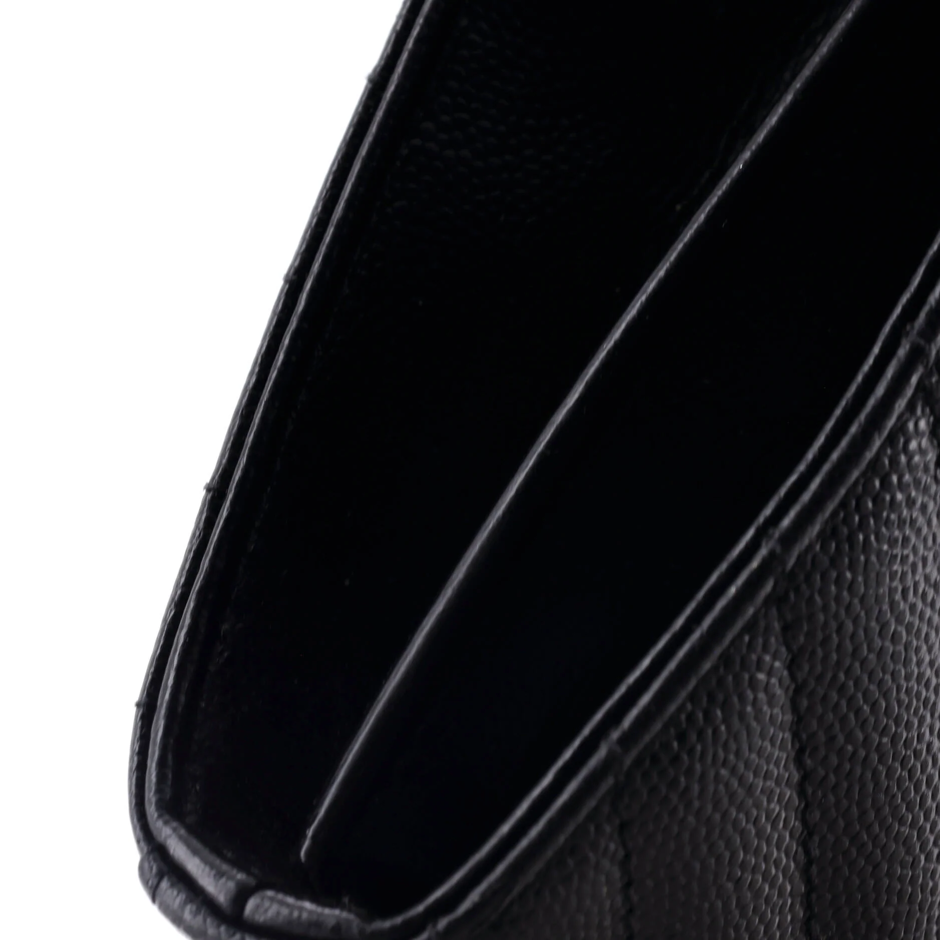 Classic Monogram Wallet on Chain Matelasse Chevron Leather Medium - Image 6