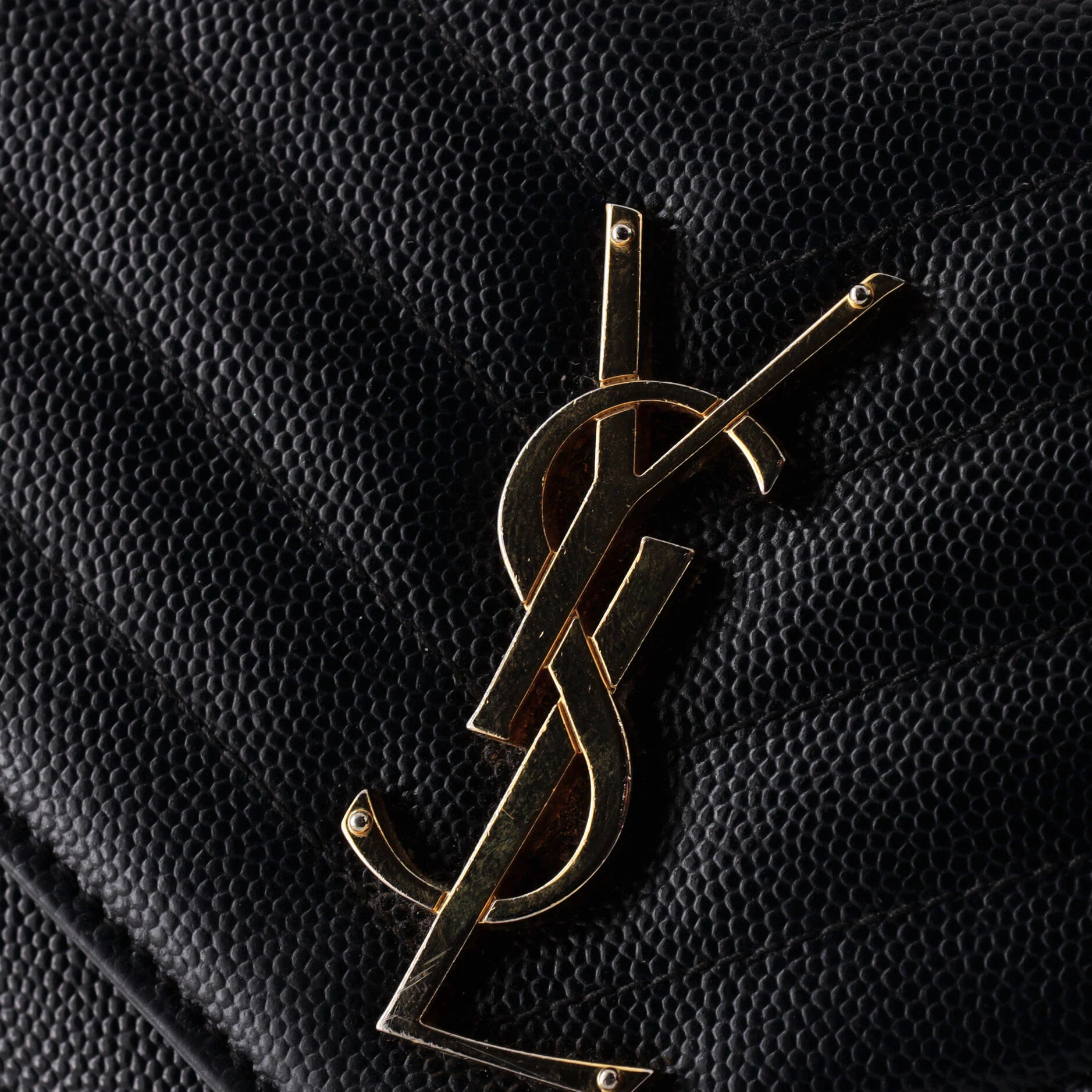 Classic Monogram Wallet on Chain Matelasse Chevron Leather Medium - Image 6